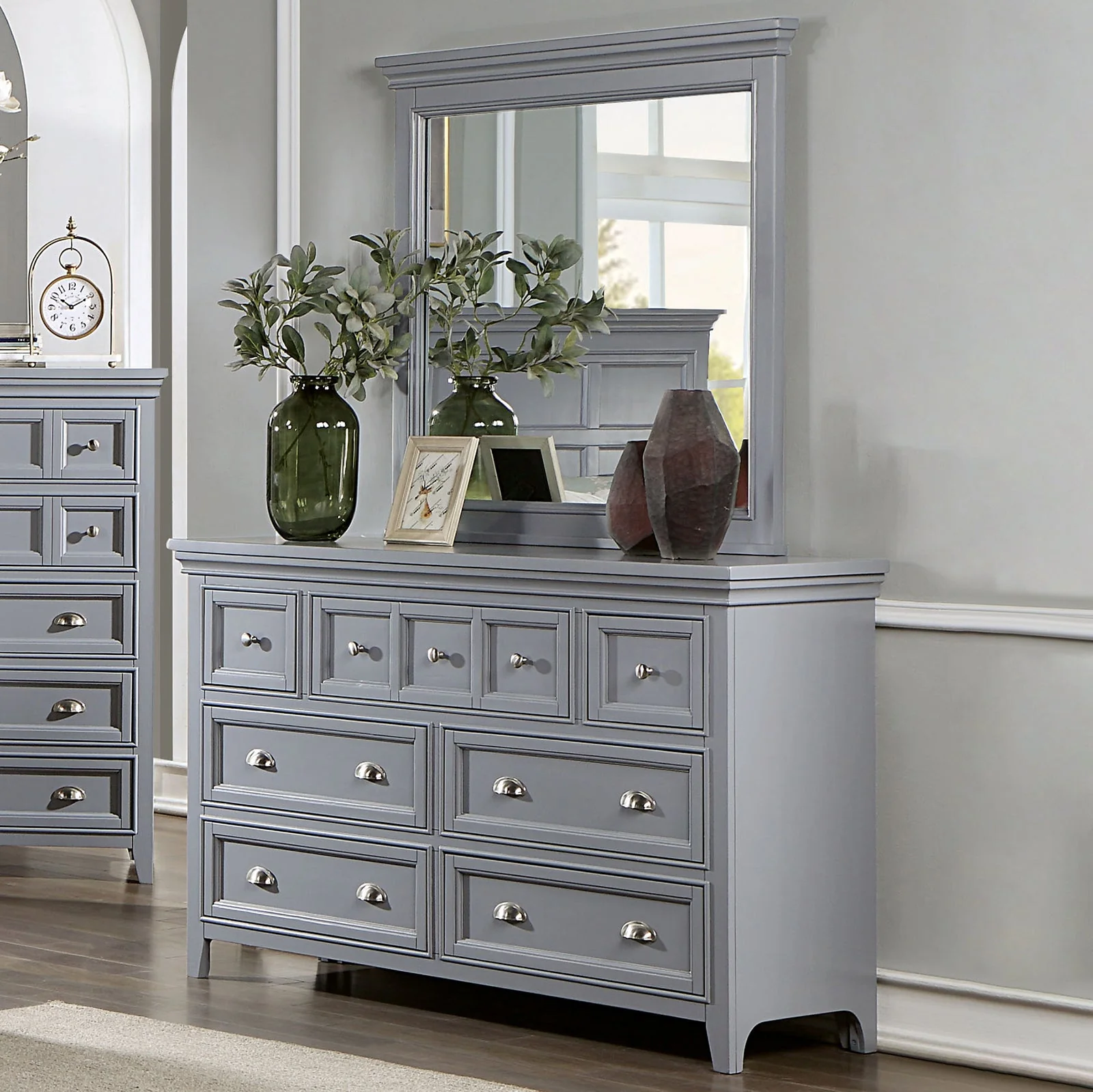 Castlile Gray 4 Pc. Full Bedroom Set - Image 3