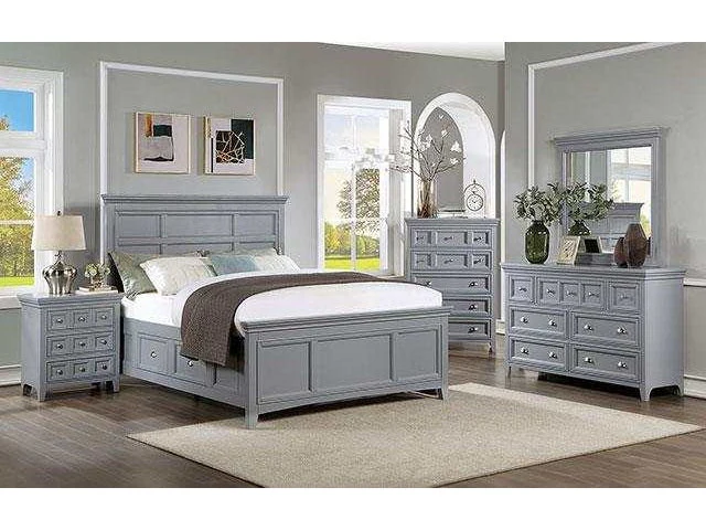 Castlile Gray 4 Pc. Queen Bedroom Set