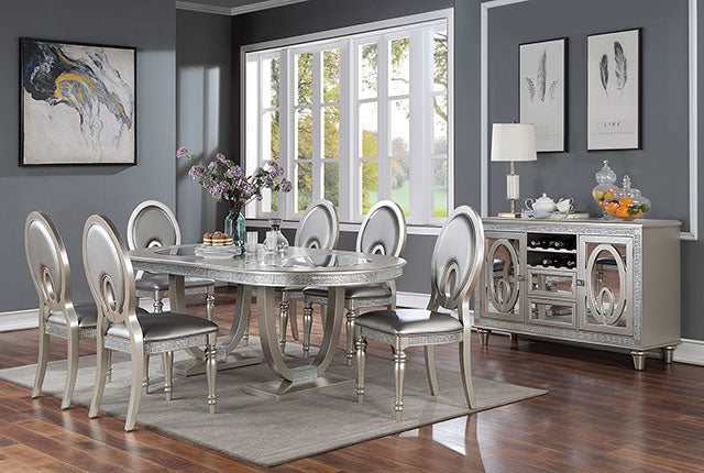 Cathalina Silver Side Chair (Set of 2) - Image 3