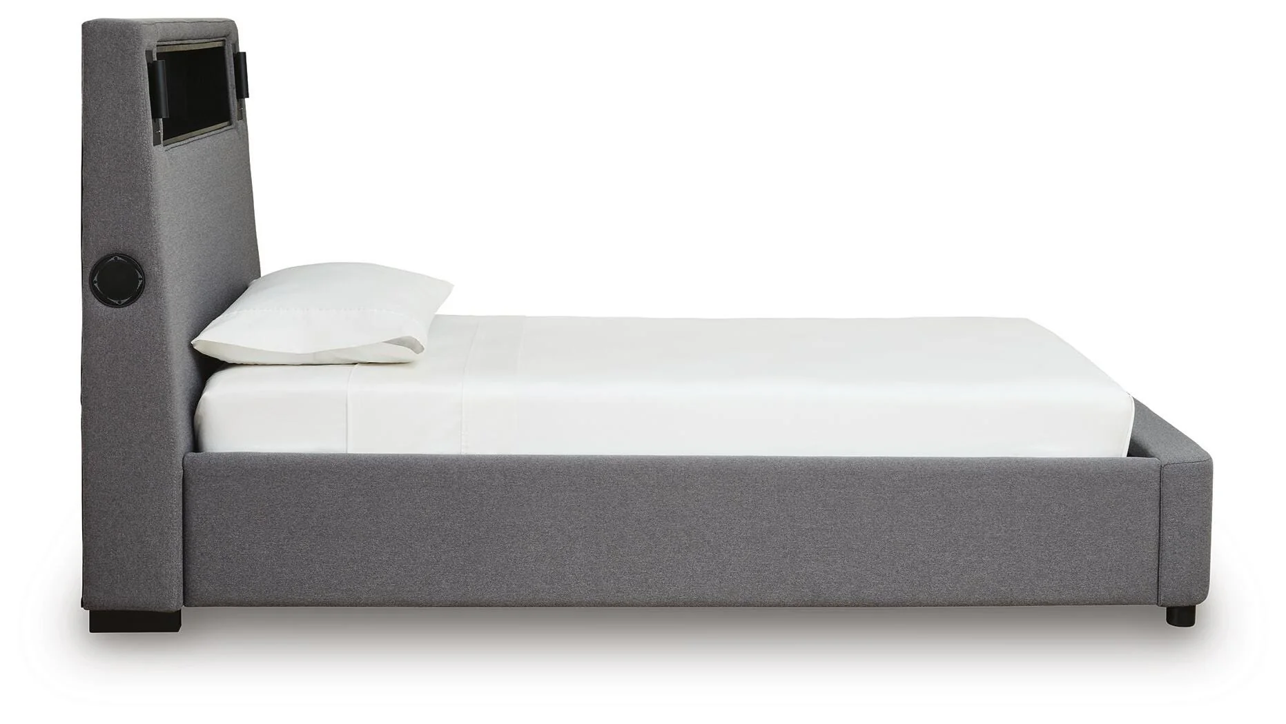 Cayberry Upholstered Bed with Wireless Audio - Image 11