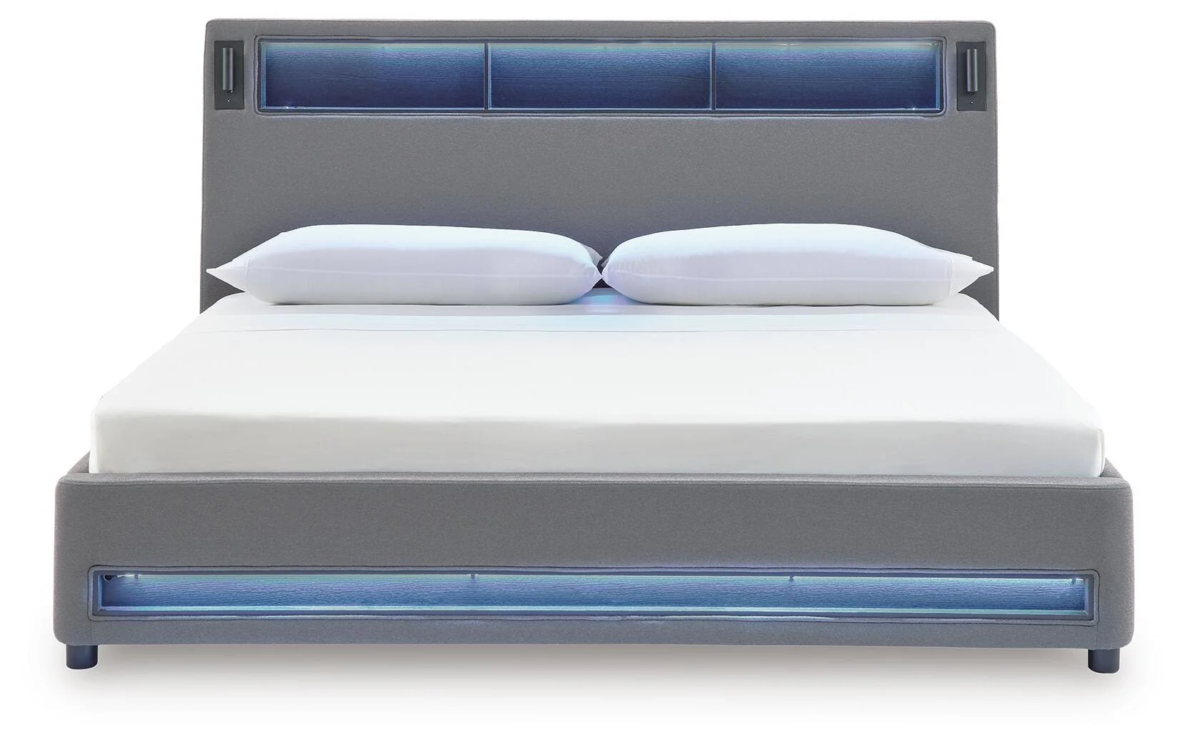 Cayberry Upholstered Bed with Wireless Audio - Image 12