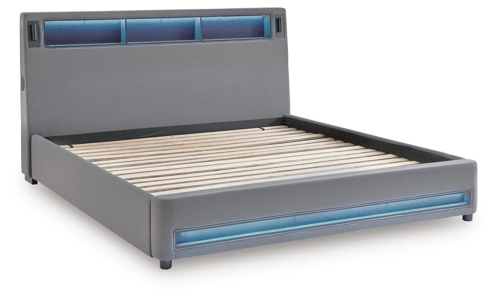 Cayberry Upholstered Bed with Wireless Audio - Image 8