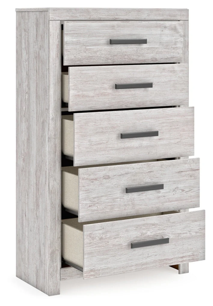 Cayboni Five Drawer Chest - Image 4