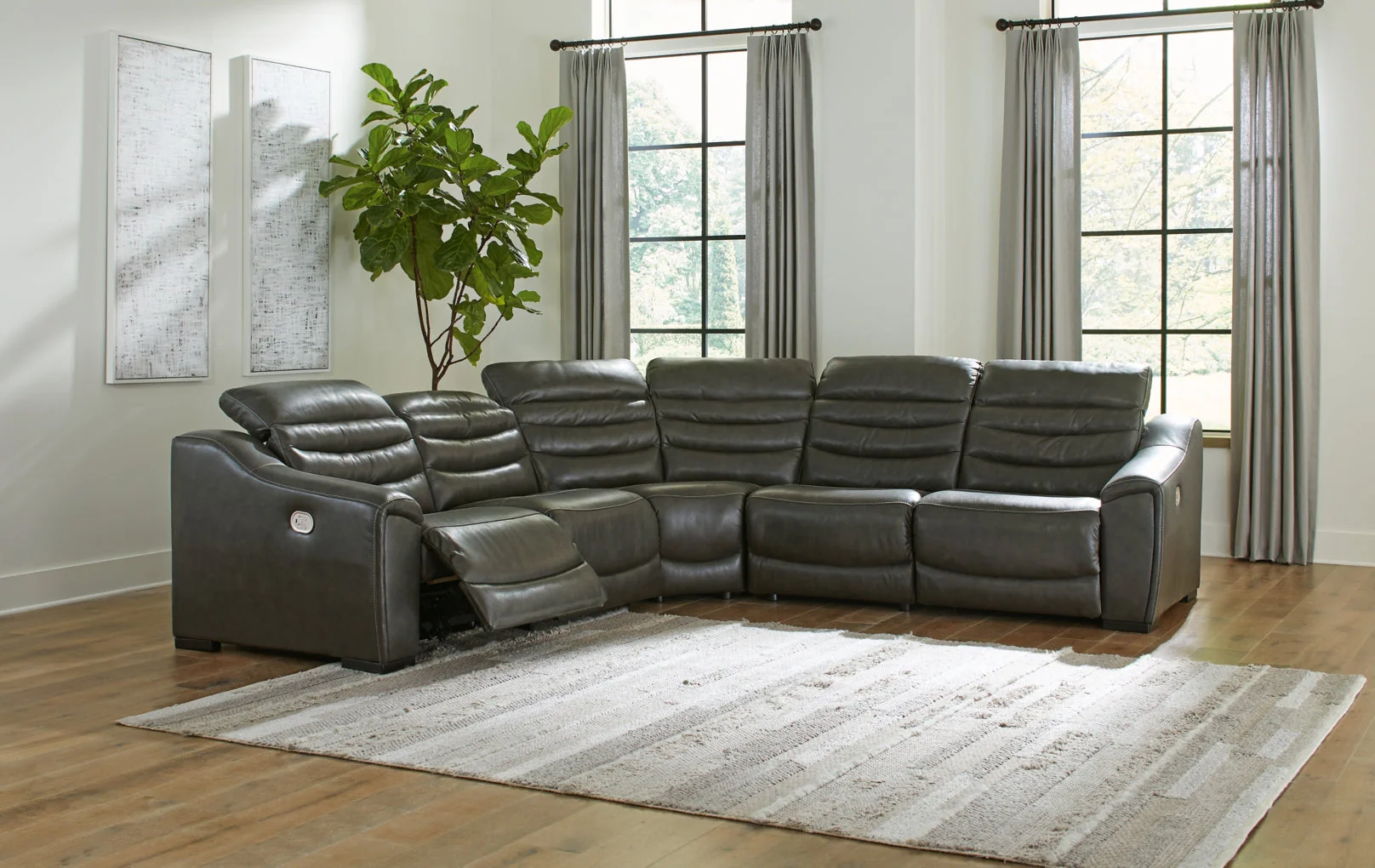 Center Line 5-Piece Power Reclining Sectional - Image 2