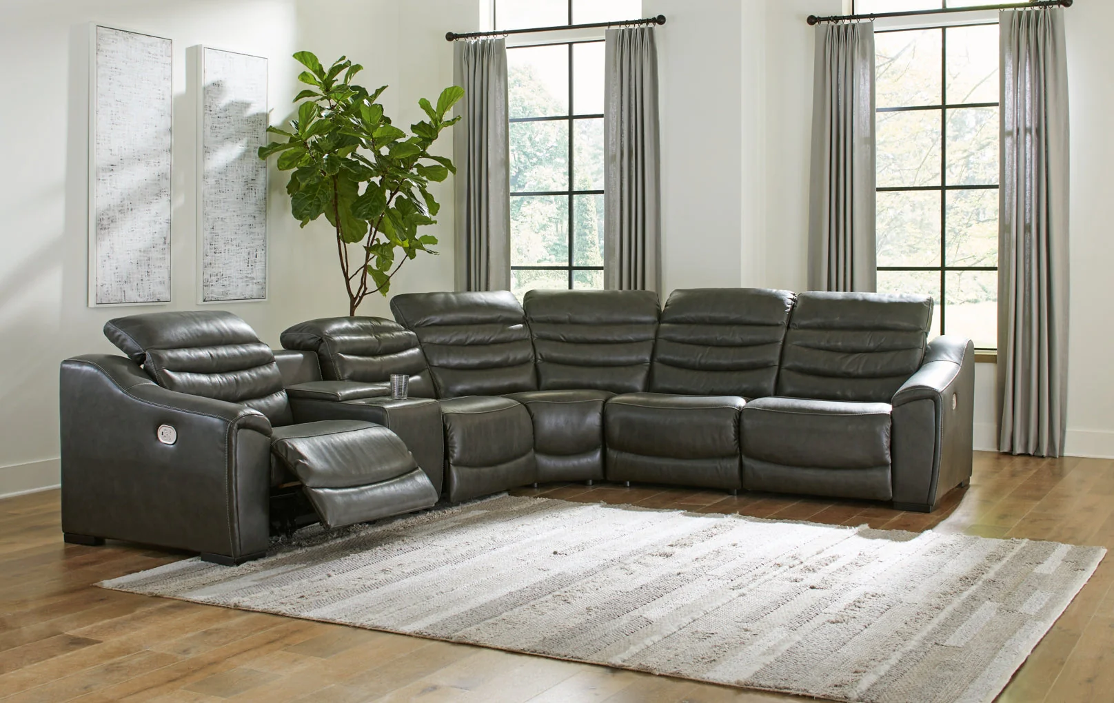Center Line 6-Piece Power Reclining Sectional - Image 2