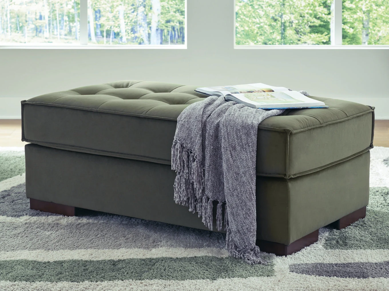 Chalcombe Oversized Accent Ottoman - Image 2