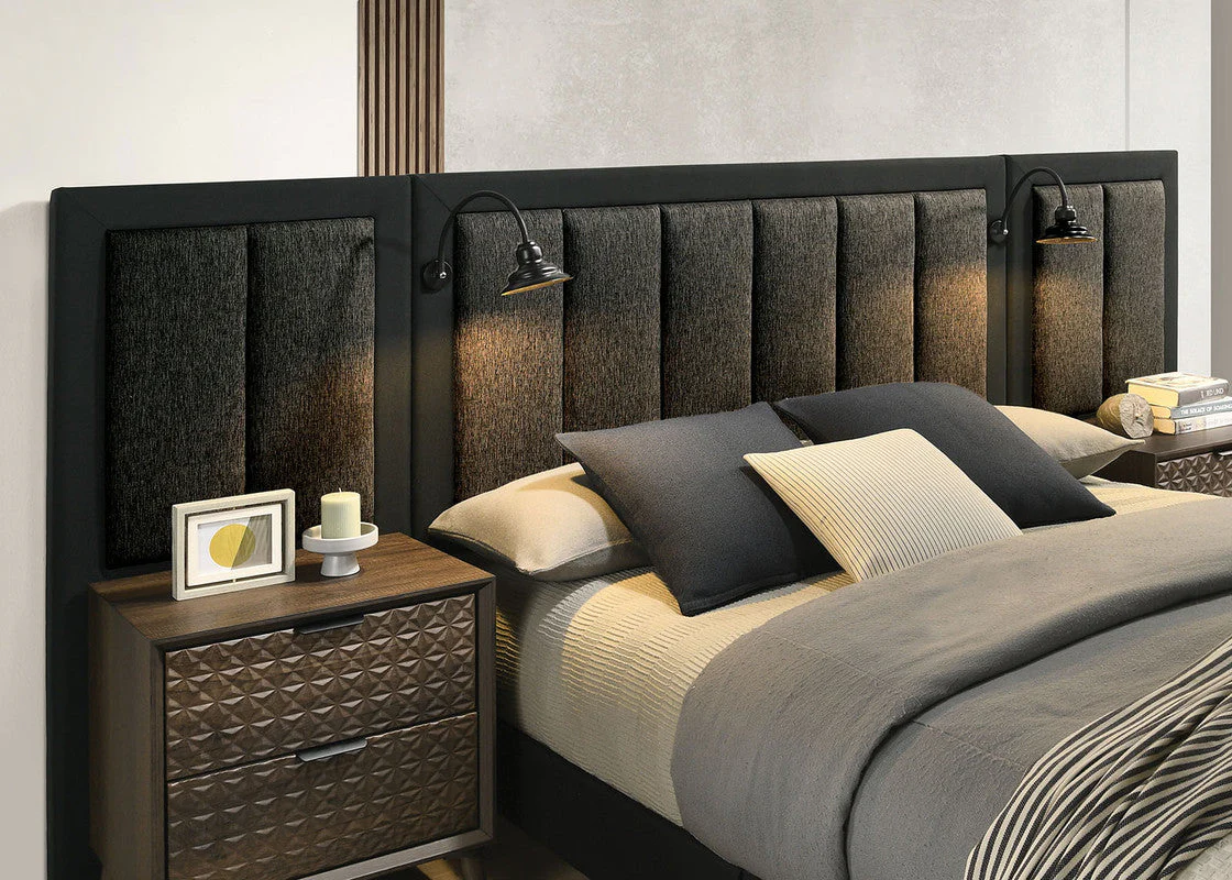 Chalfont Dark Brown Queen Wall Panel (2/CTN) - Image 3