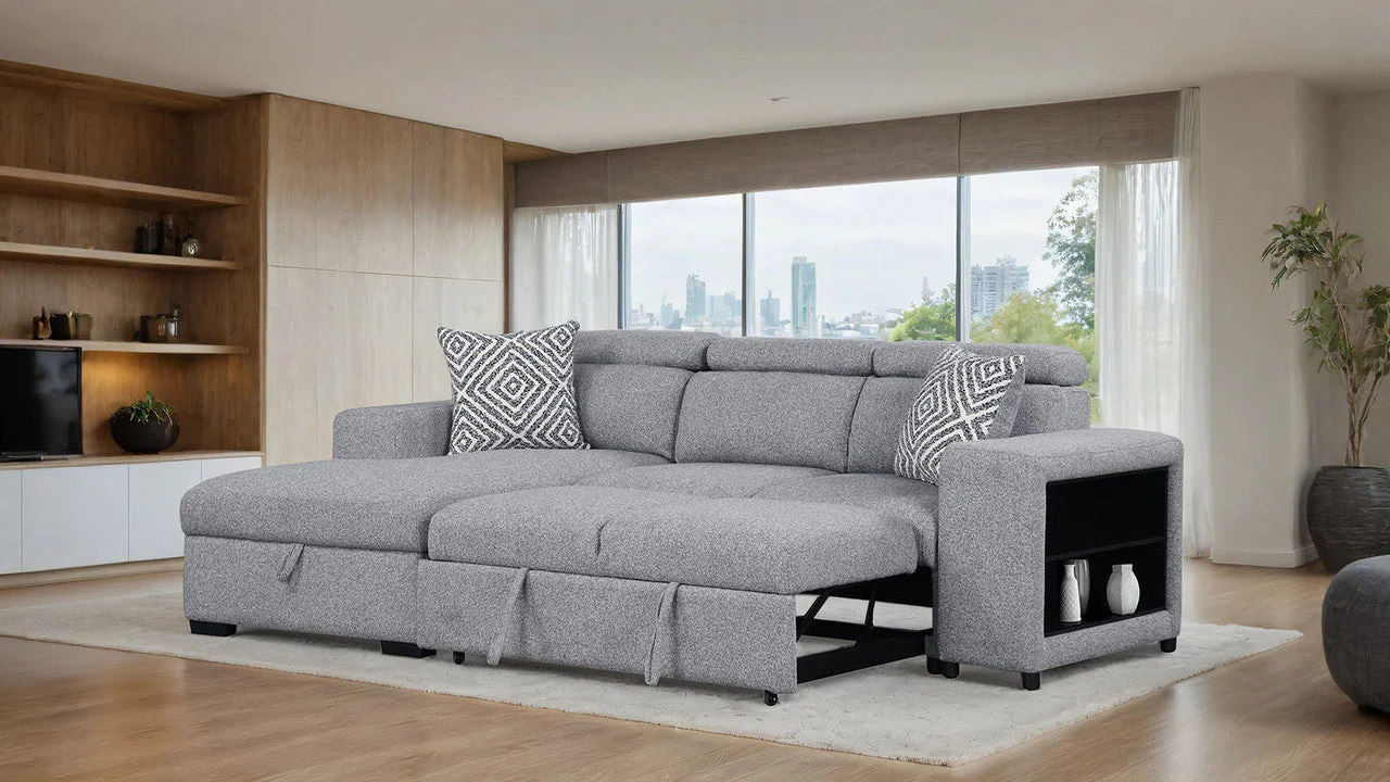 Chatteris Gray Left-Chaise Sectional - Image 3