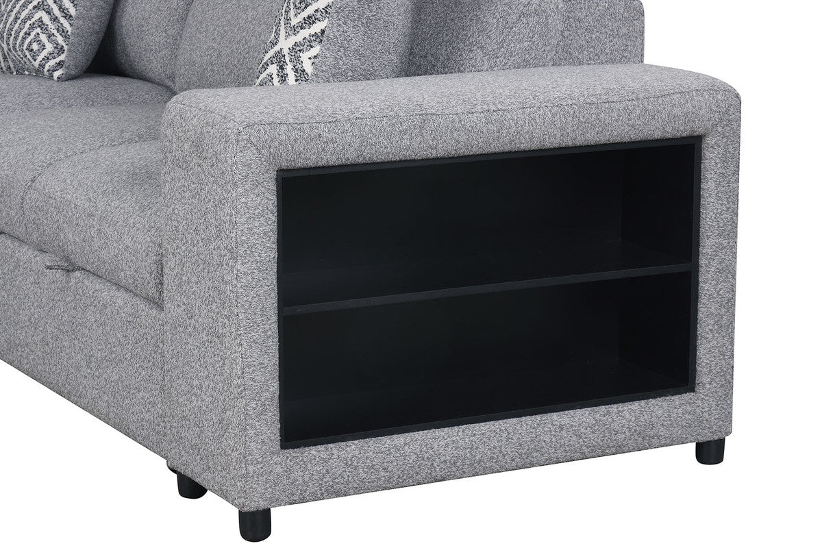 Chatteris Gray Left-Chaise Sectional - Image 4