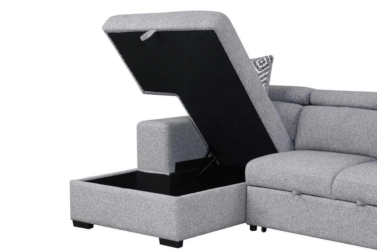 Chatteris Gray Left-Chaise Sectional - Image 6