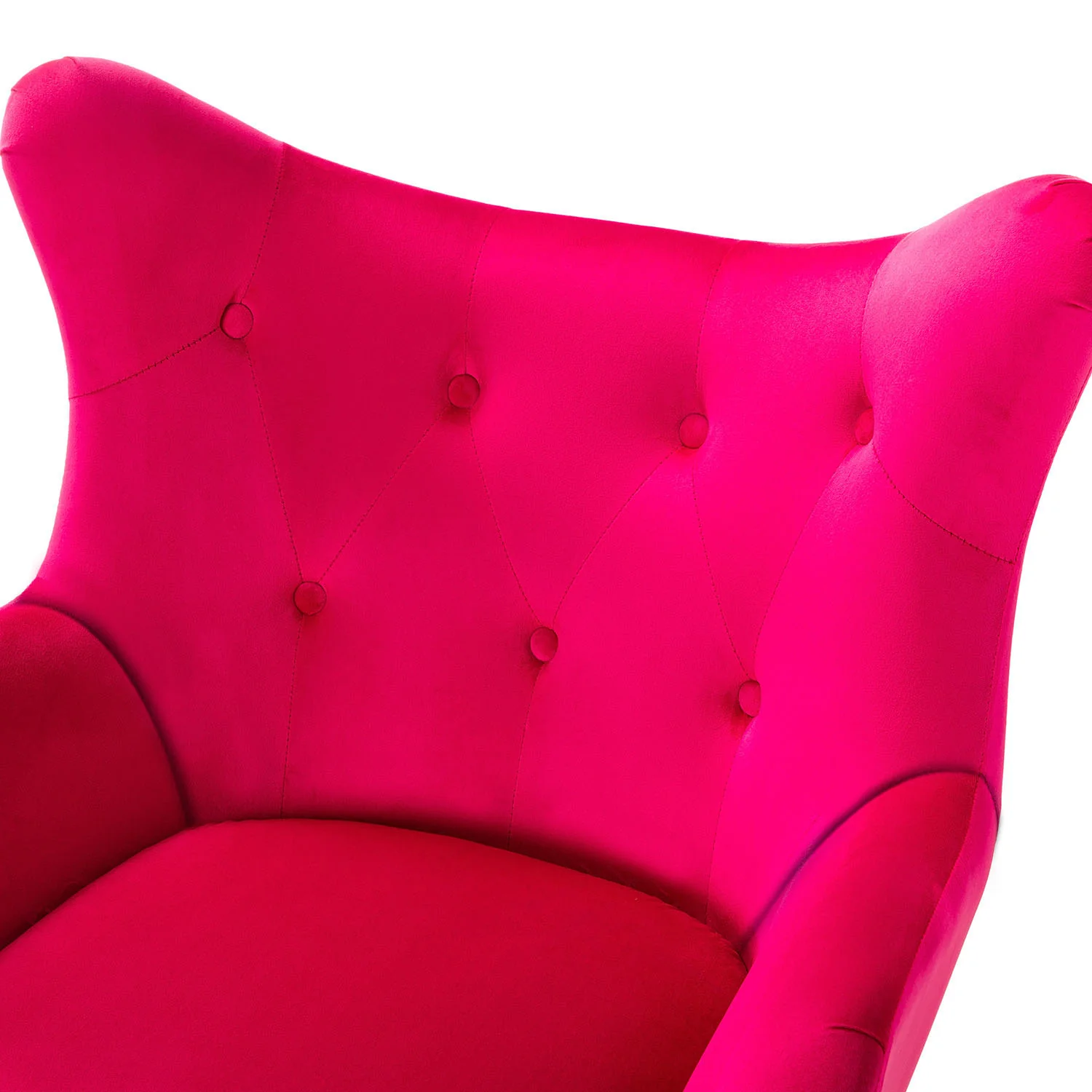 Arama Accent Chair in Fushia - Image 6