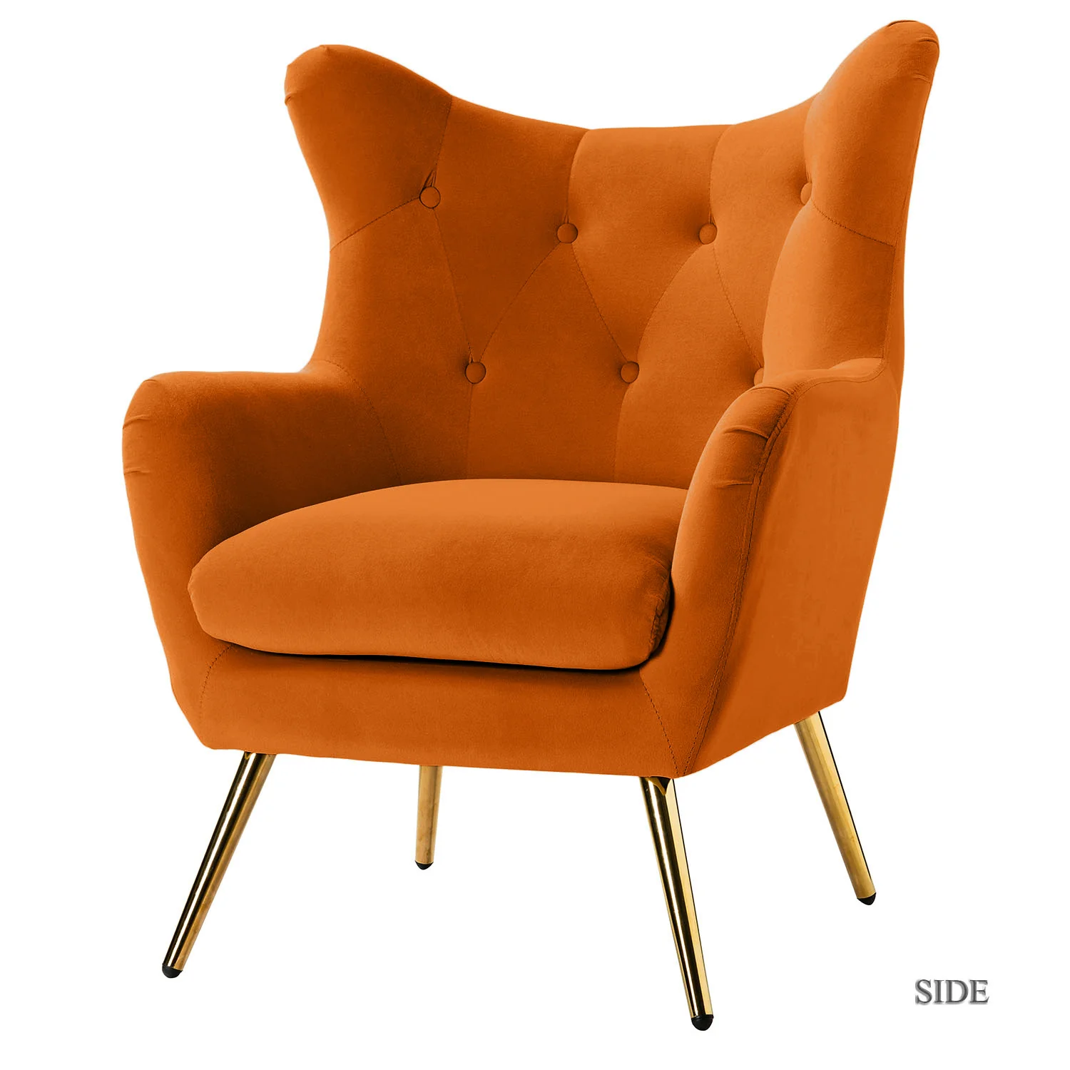 Arama Accent Chair in Orange - Image 2