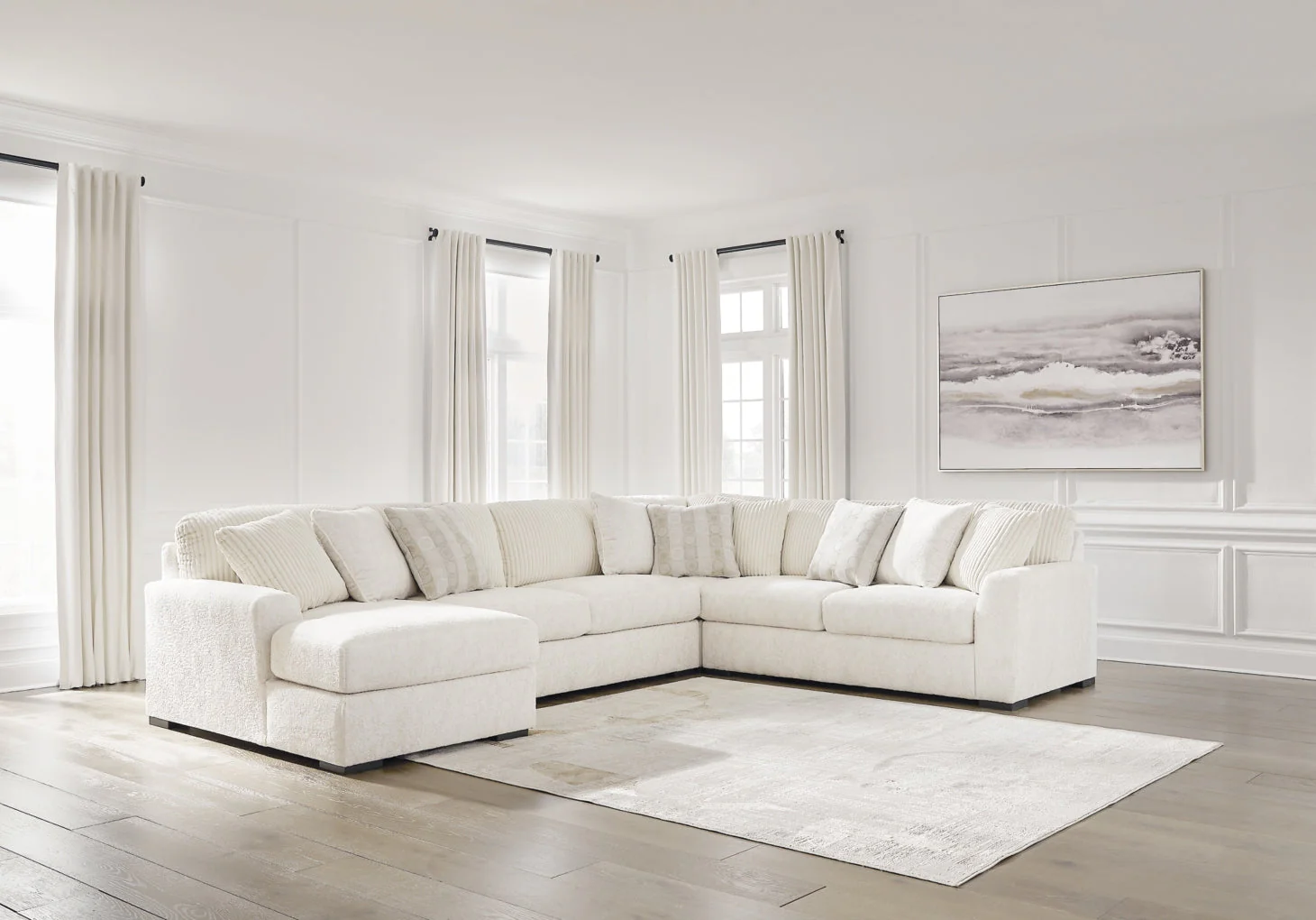 Chessington 4-Piece Sectional with Chaise - Image 4