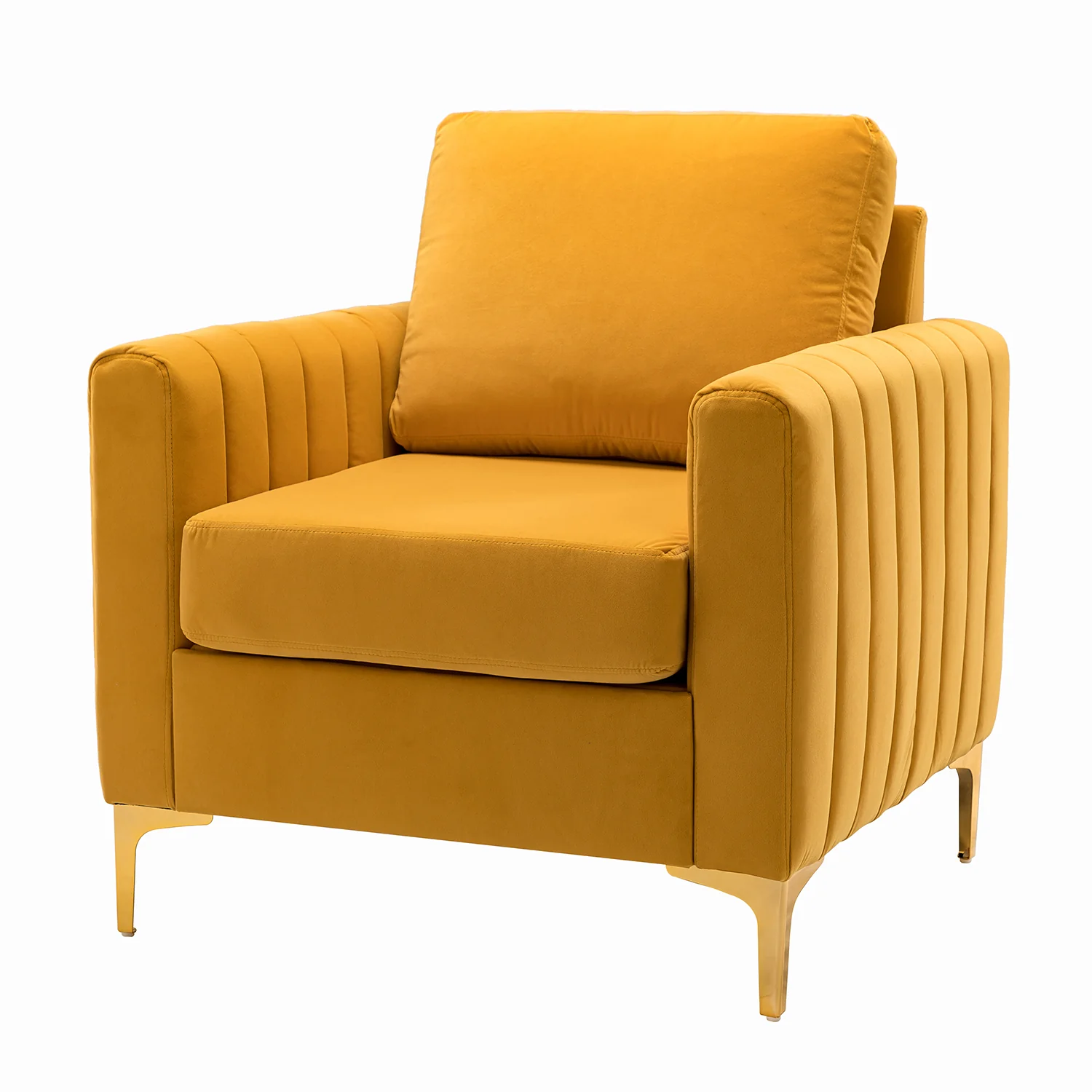 Ganymedes Club Chair in Mustard - Image 2