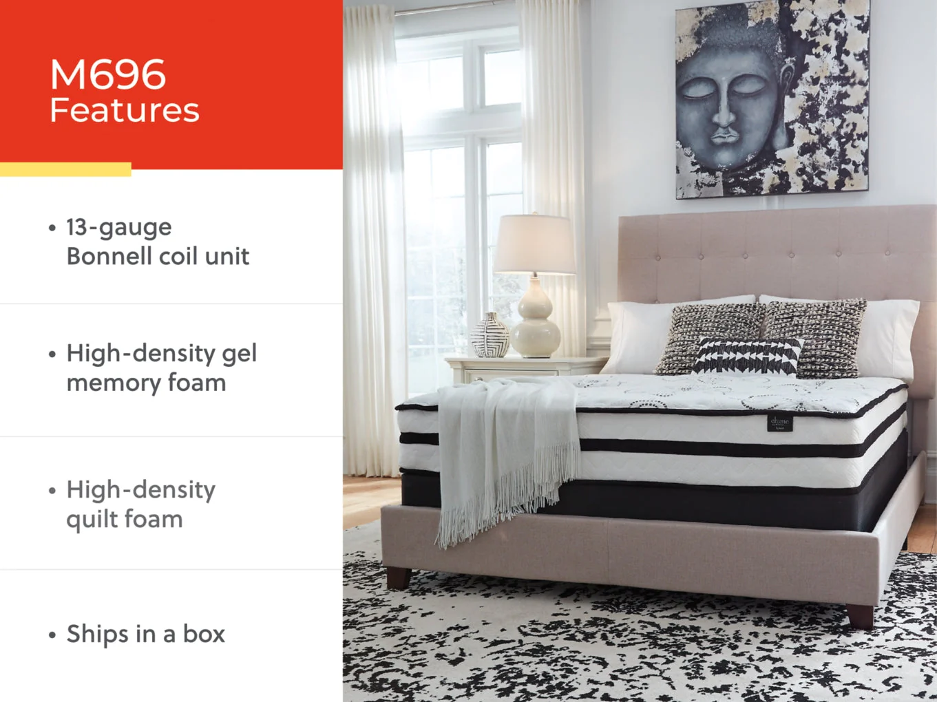 Chime 10 Inch HybridMattress - Image 44