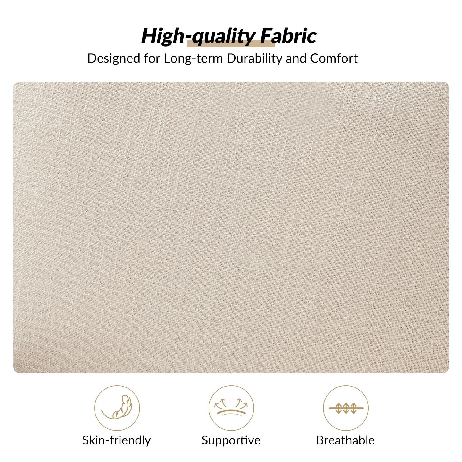 Quentin Armchair in Linen - Image 4