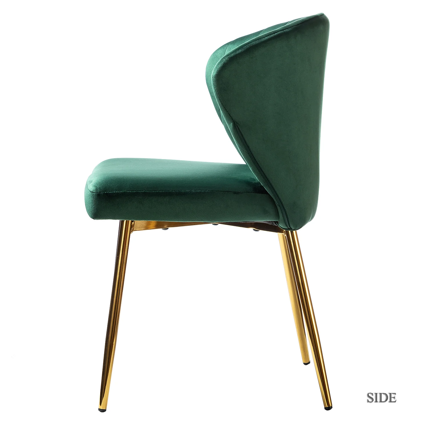 Milia Dining Chair Set of 2 in Green - Image 3