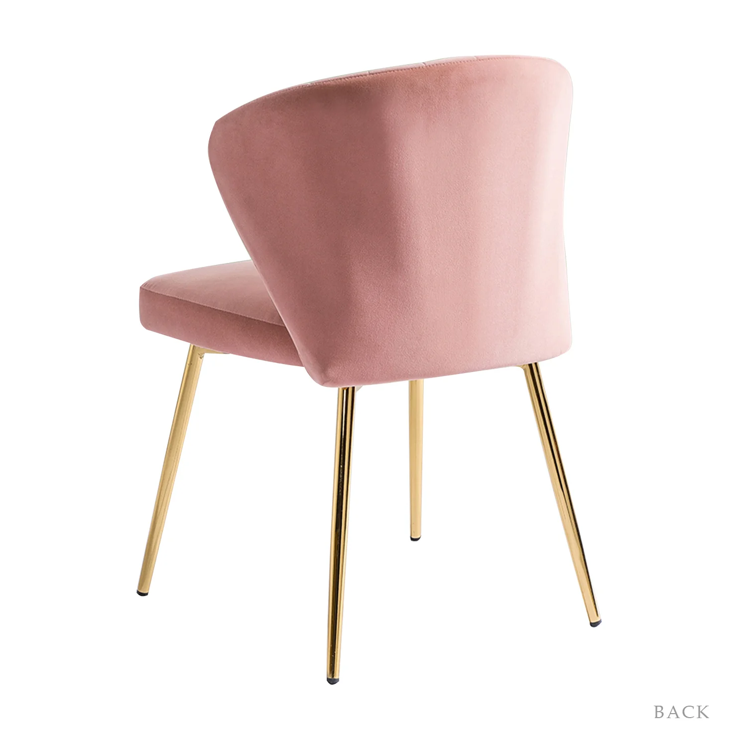 Milia Dining Chair Set of 2 in Pink - Image 4