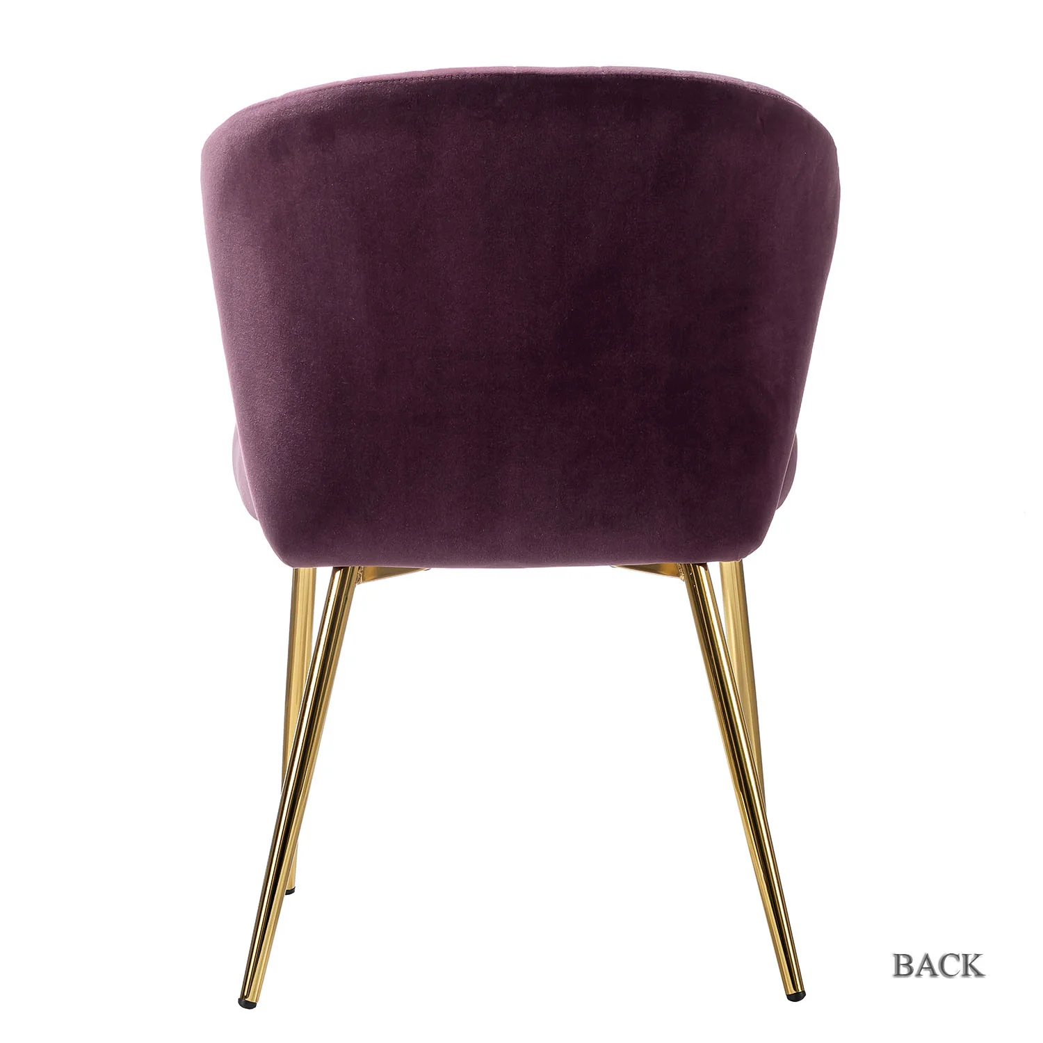 Milia Dining Chair Set of 2 in Purple - Image 3