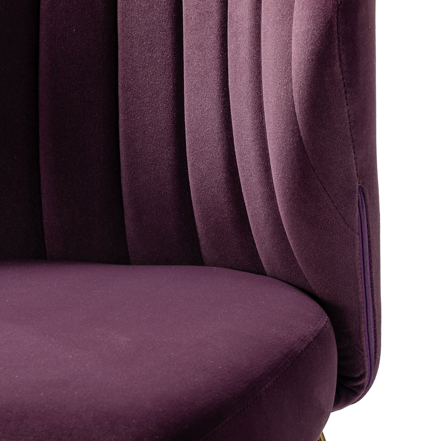 Milia Dining Chair Set of 2 in Purple - Image 6