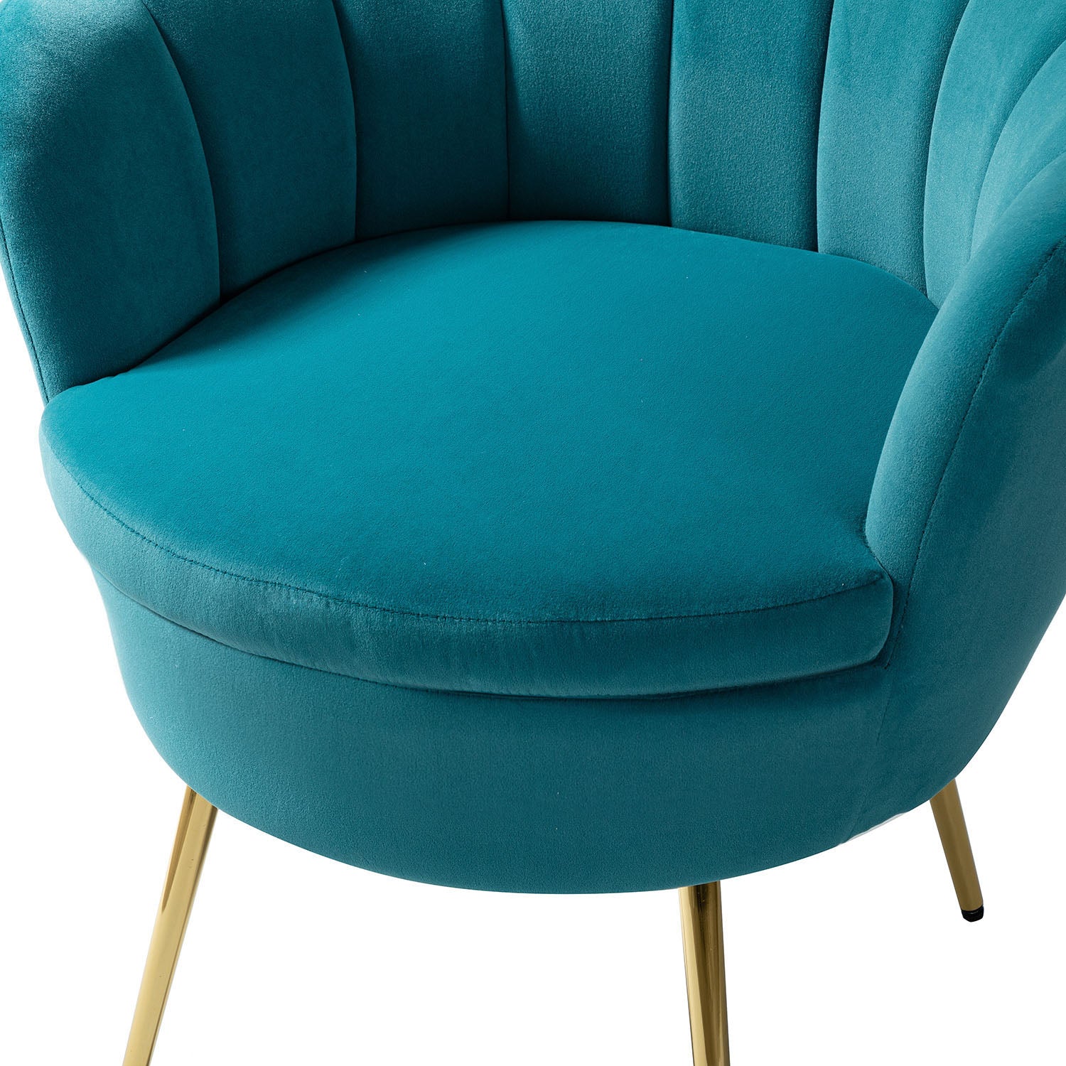 Donata Barrel Chair in Blue - Image 5