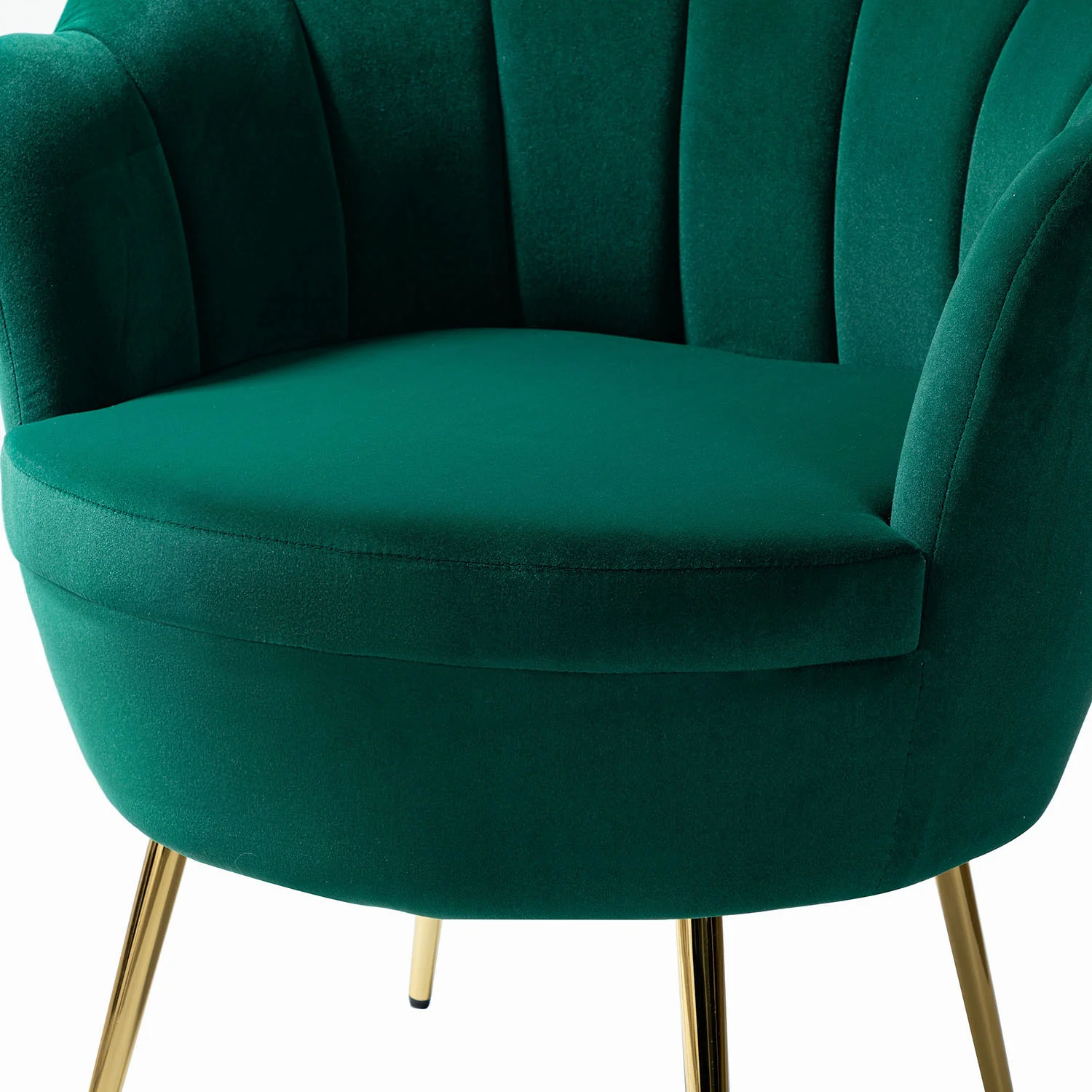 Donata Barrel Chair in Green - Image 5