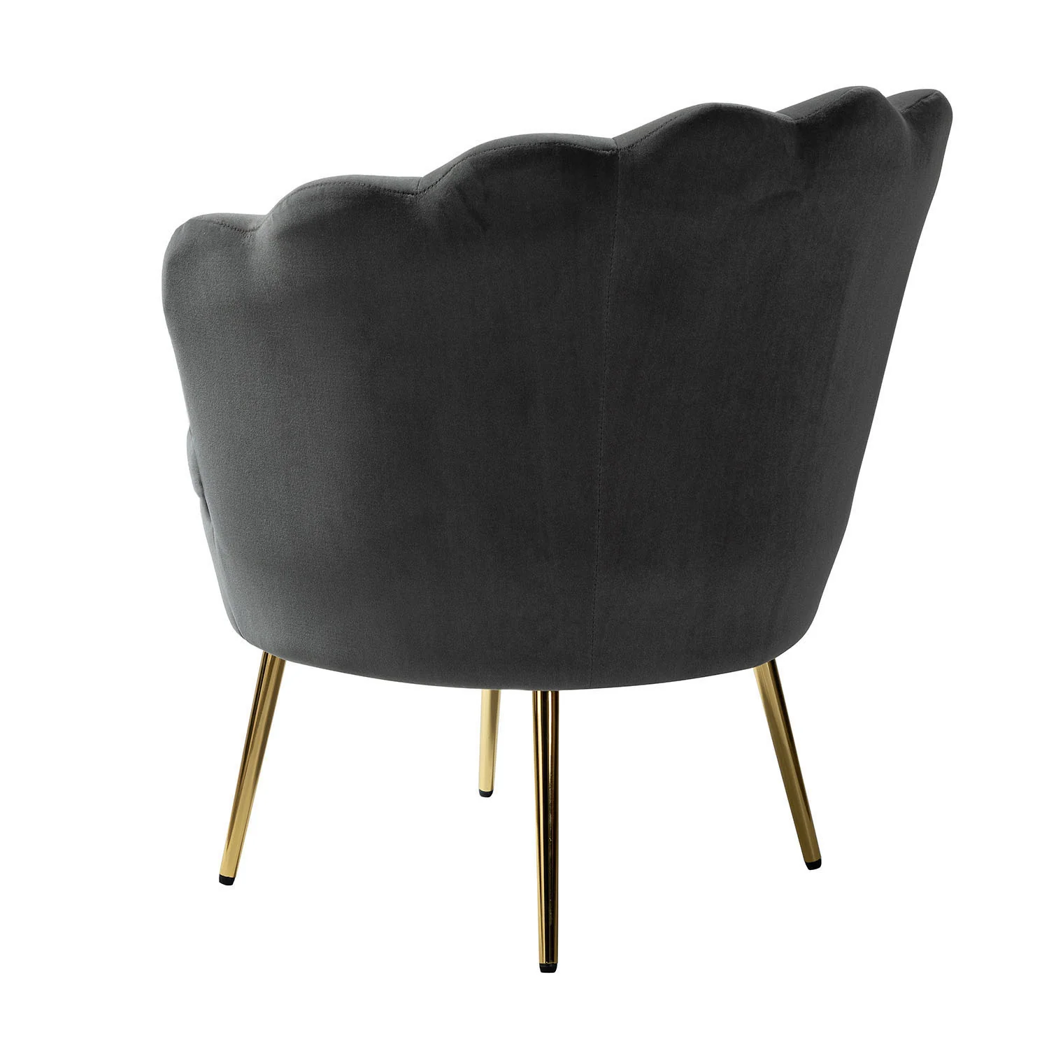 Donata Barrel Chair in Grey - Image 3
