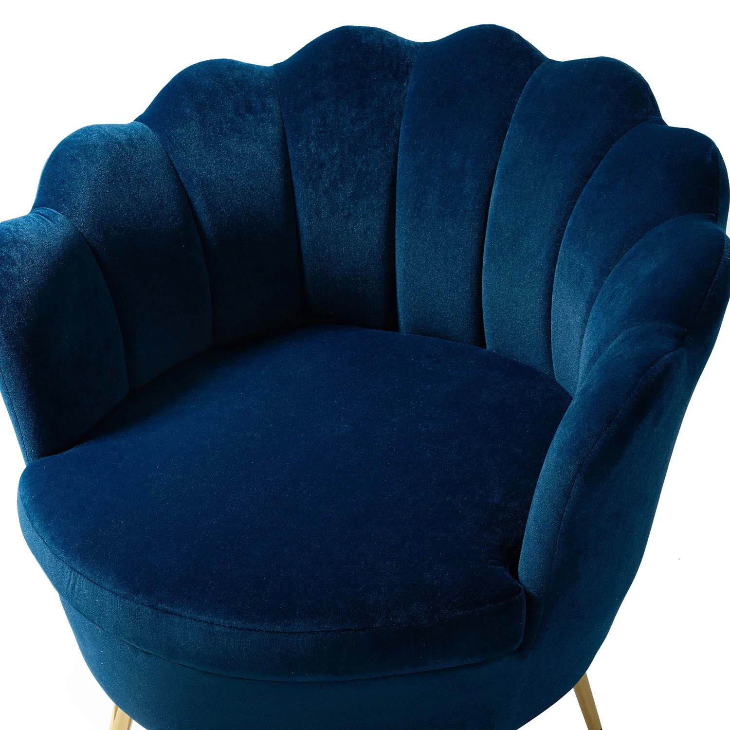 Donata Barrel Chair in Navy - Image 6