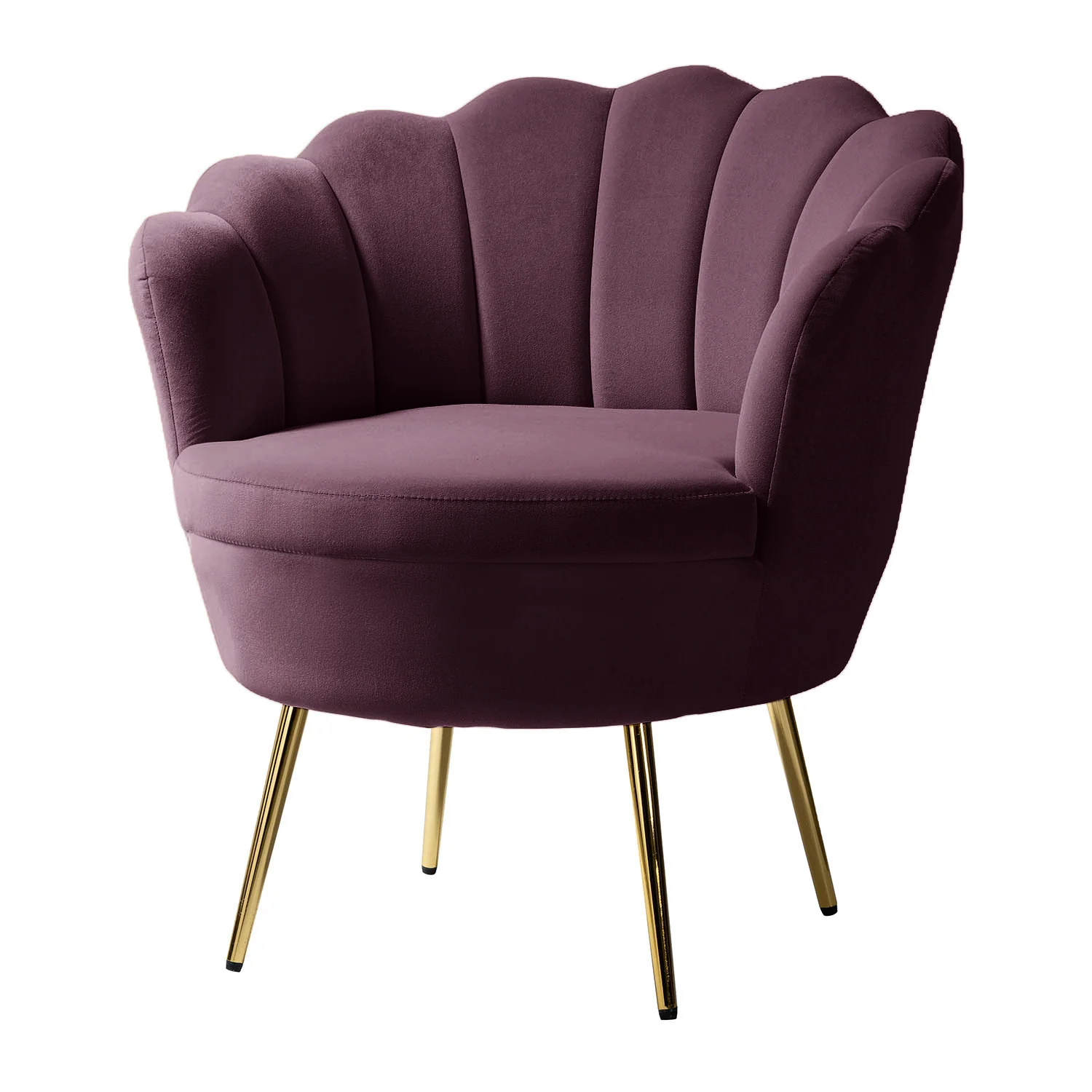 Donata Barrel Chair in Purple - Image 2
