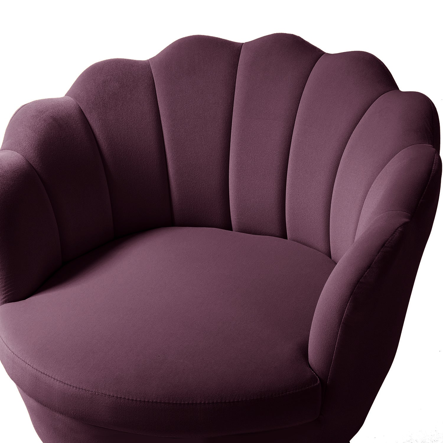 Donata Barrel Chair in Purple - Image 6
