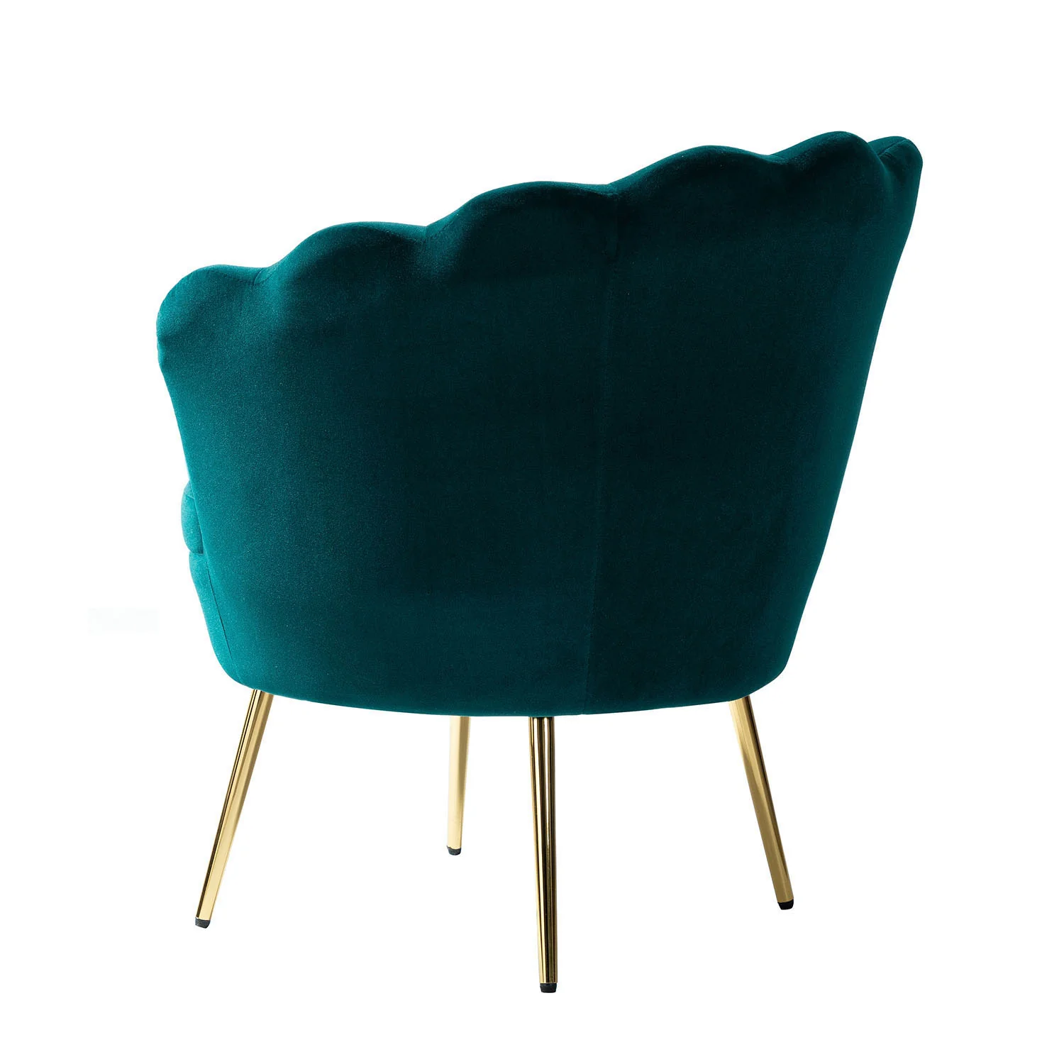 Donata Barrel Chair in Teal - Image 3