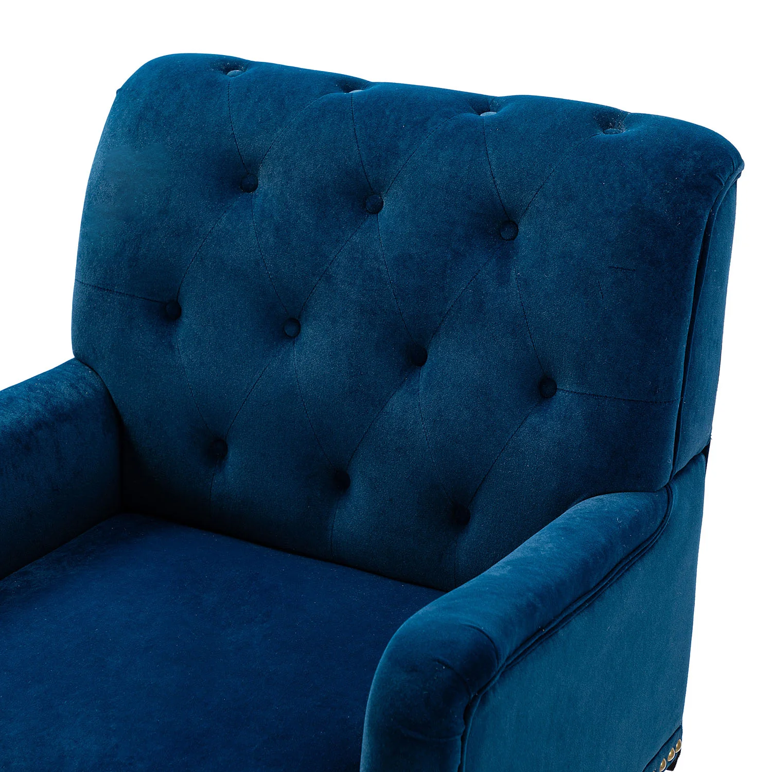 Battista Armchair in Navy - Image 6