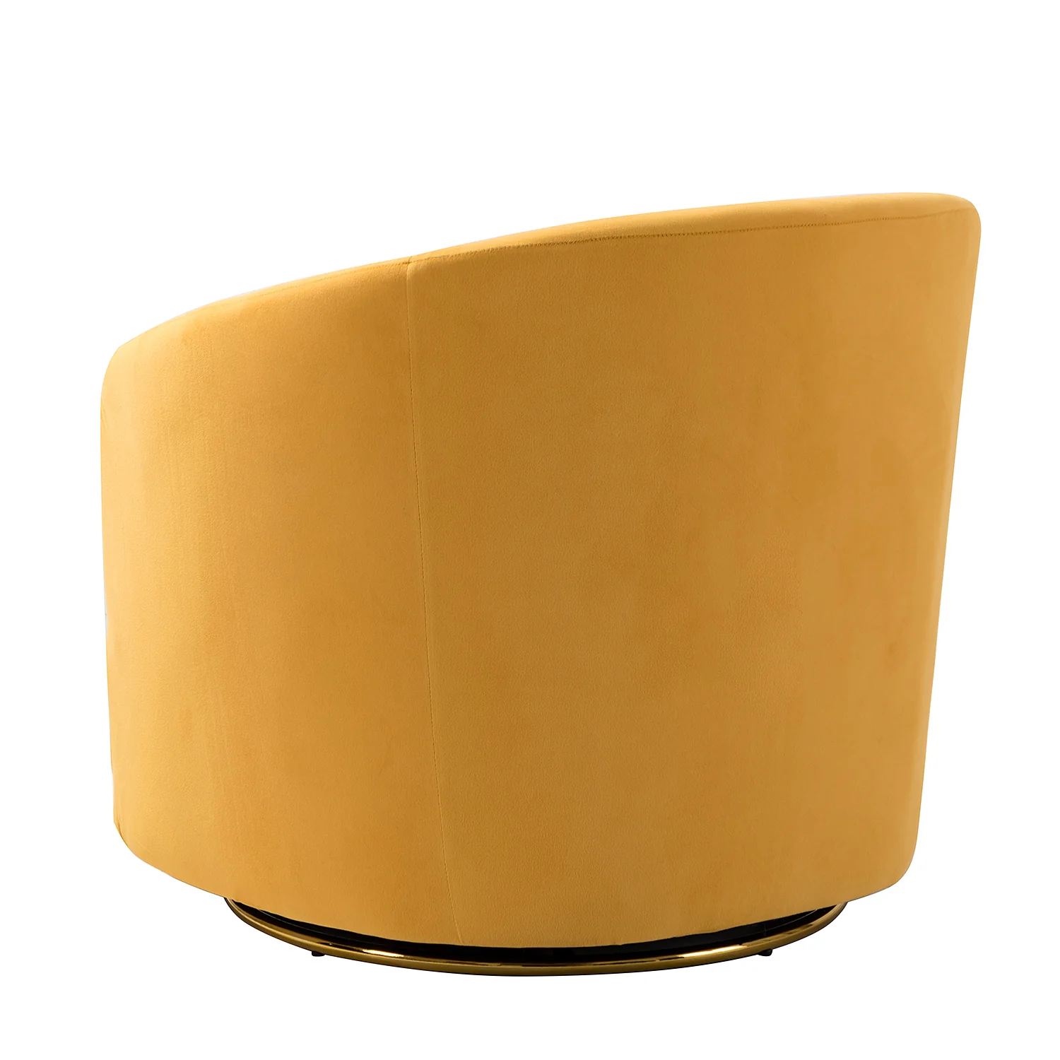 Amarante Swivel Chair in Mustard - Image 3