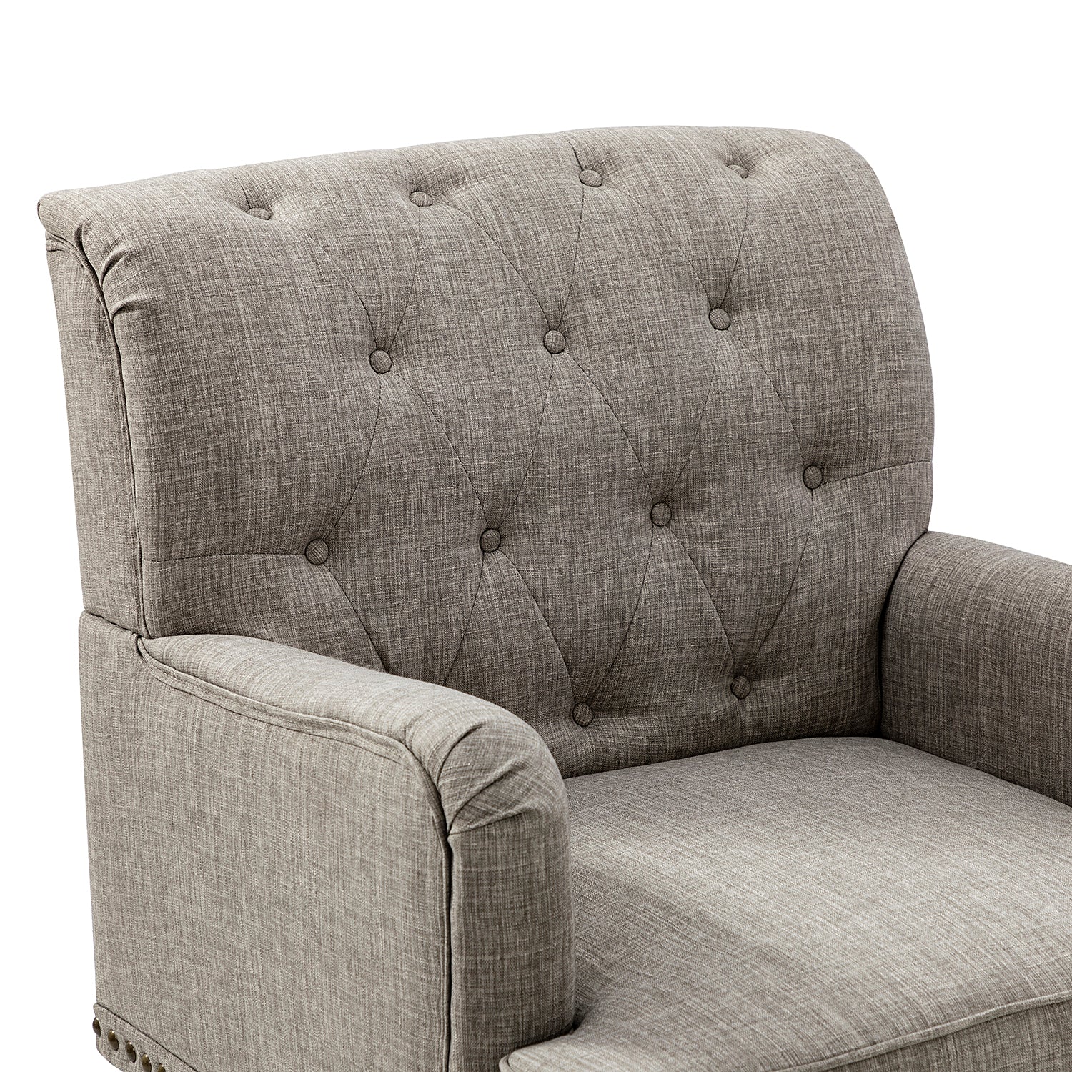 Naida Armchair in Grey - Image 6