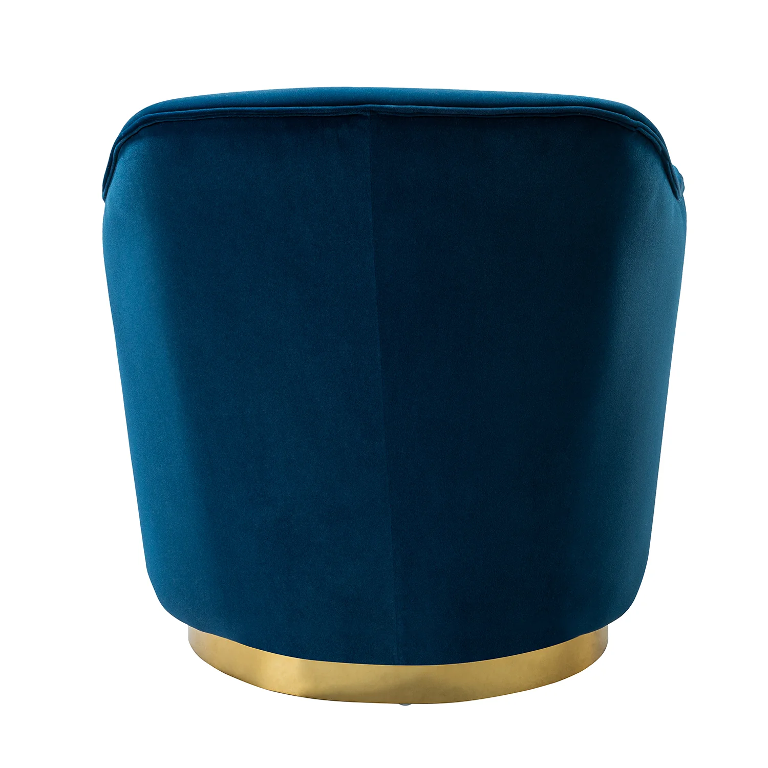 Burkhard Swivel barrel Chair in Navy - Image 4