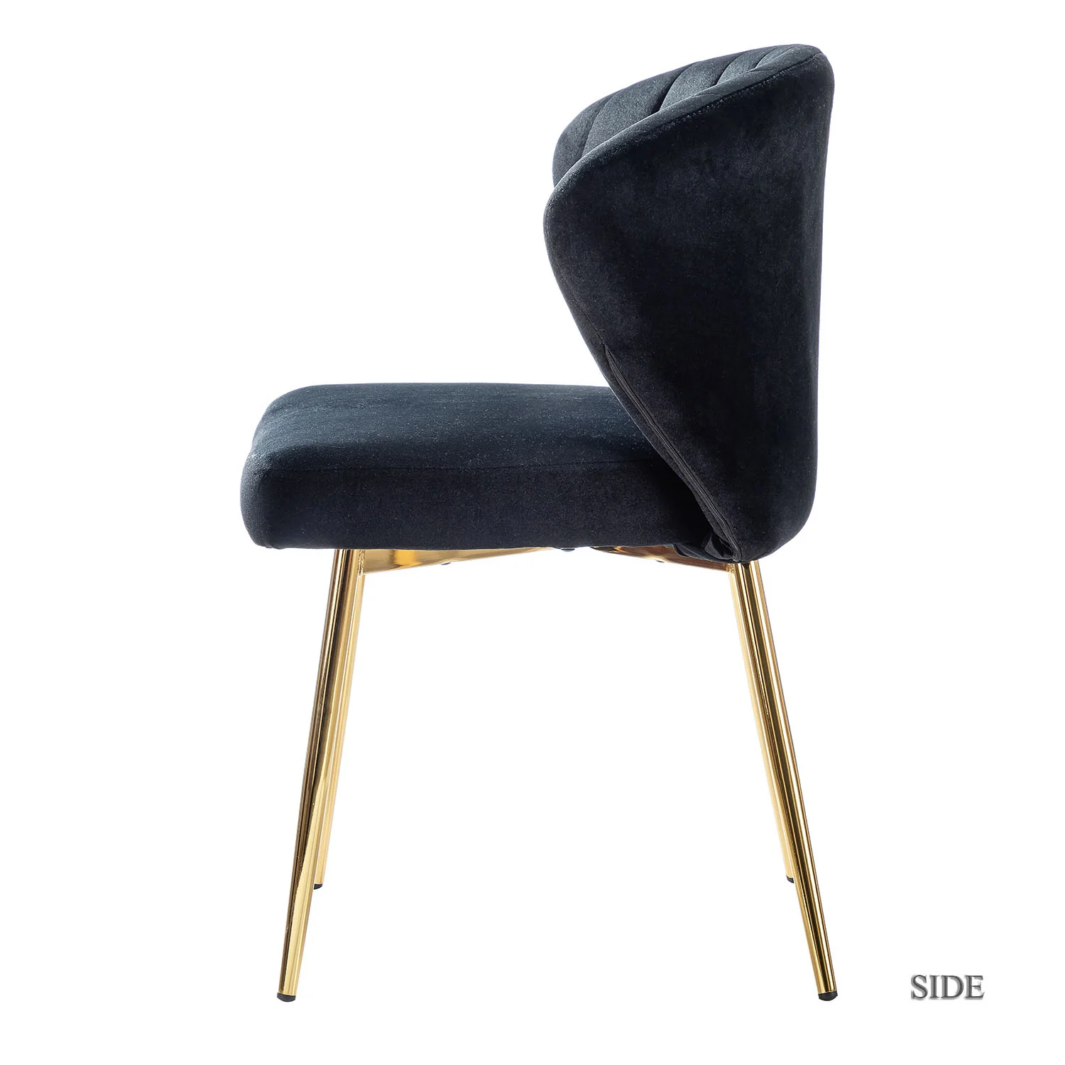 Luna Side Chair in Black - Image 3