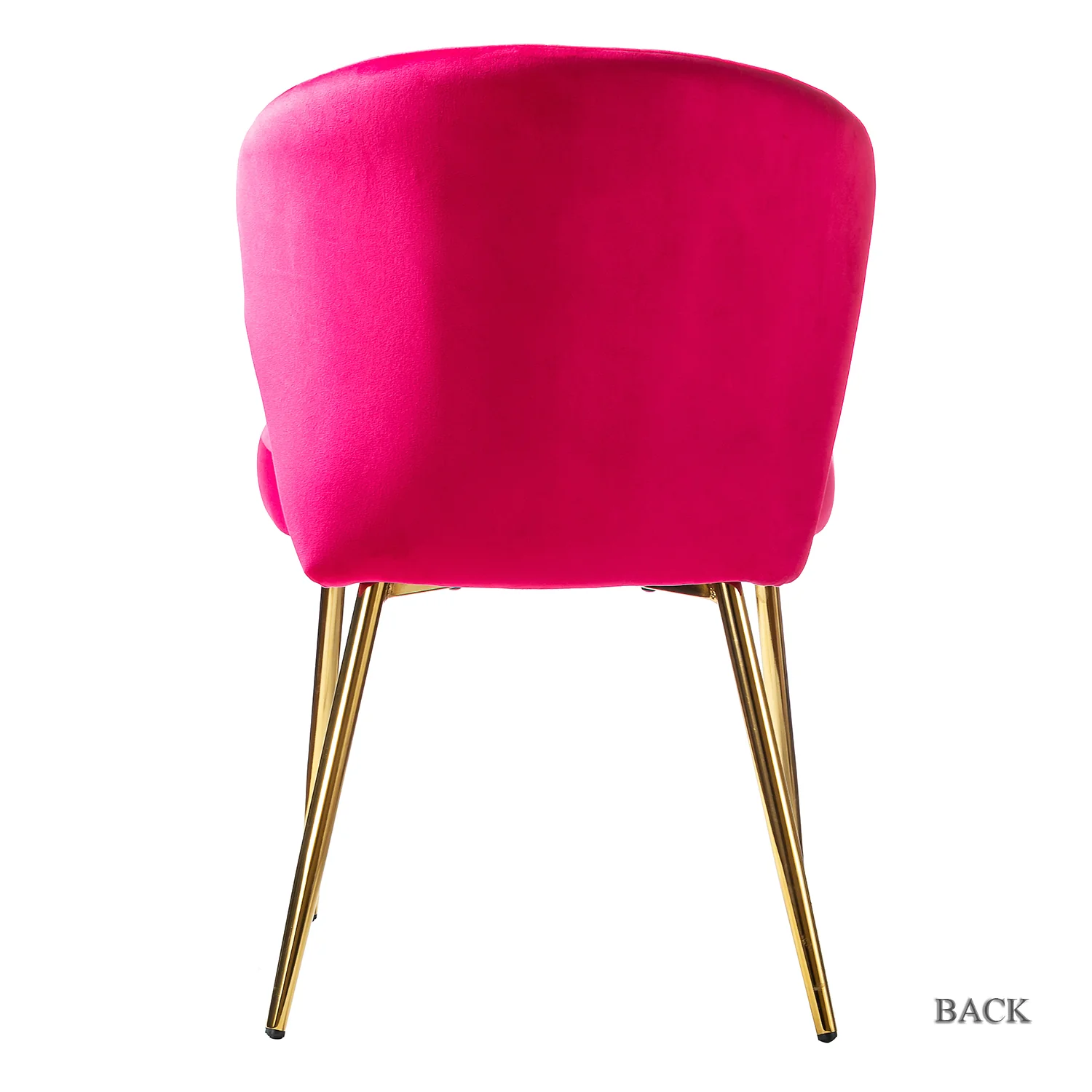 Luna Side Chair in Fuchsia - Image 4
