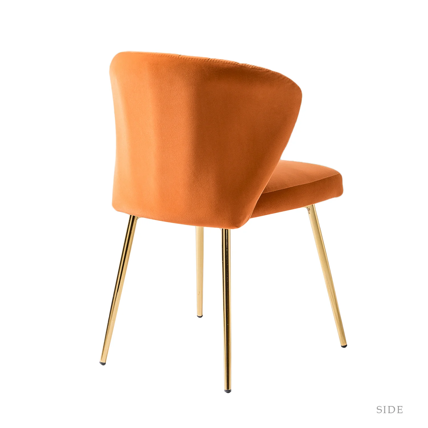 Luna Side Chair in Orange - Image 4