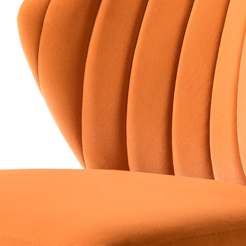 Luna Side Chair in Orange - Image 6