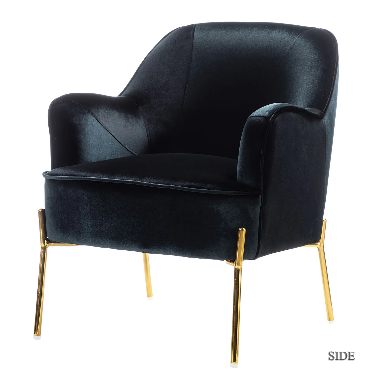 Nora Accent Chair in Black - Image 2