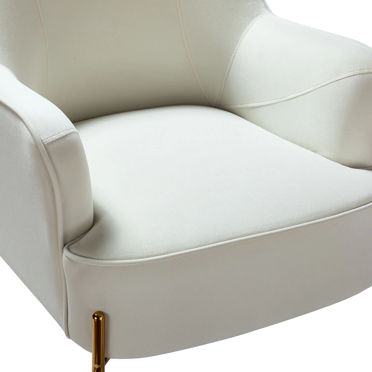Nora Accent Chair in Ivory - Image 4