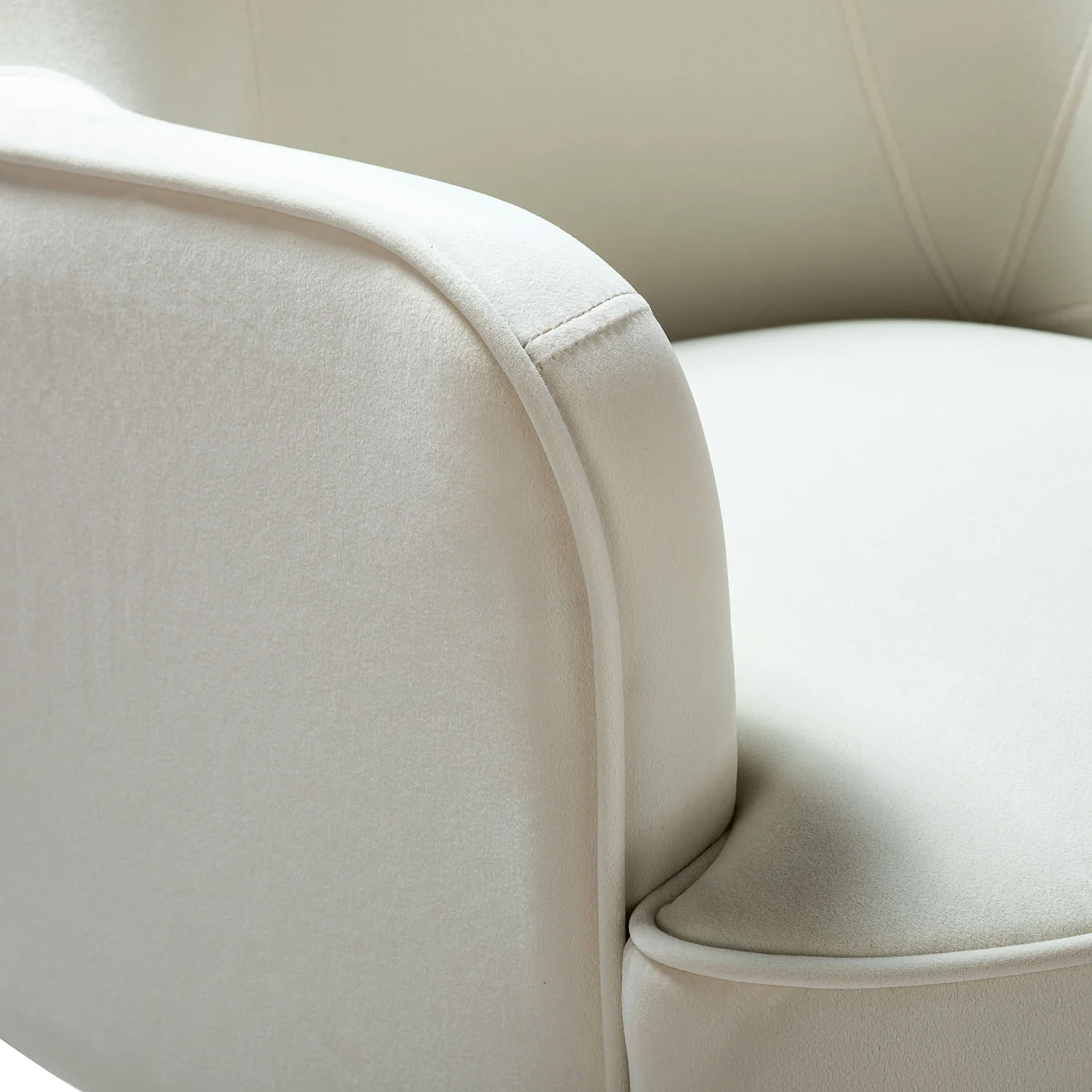 Nora Accent Chair in Ivory - Image 6