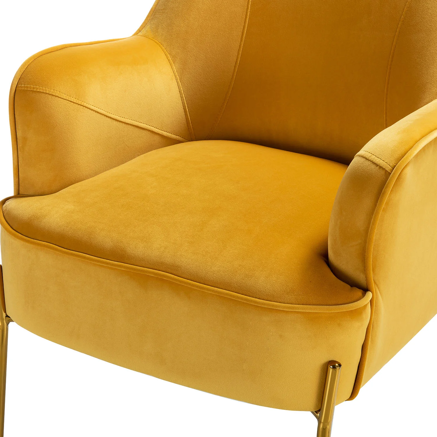 Nora Accent Chair in Mustard - Image 5