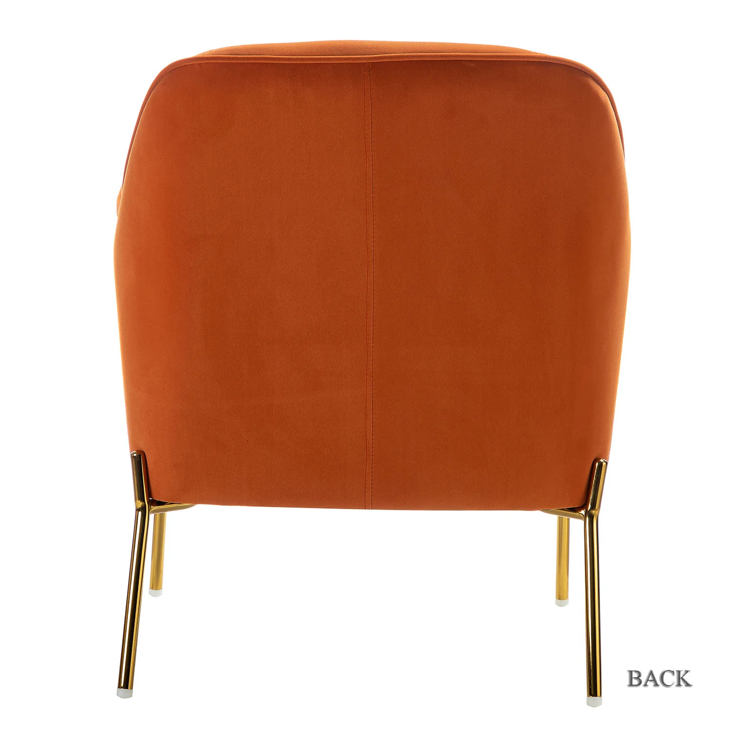 Nora Accent Chair in Orange - Image 3