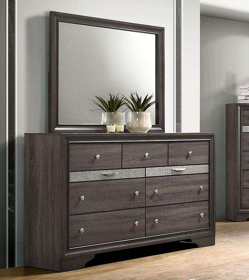 Chrissy Gray 5pc Queen Bedroom Set (1 Nightstand) - Image 6