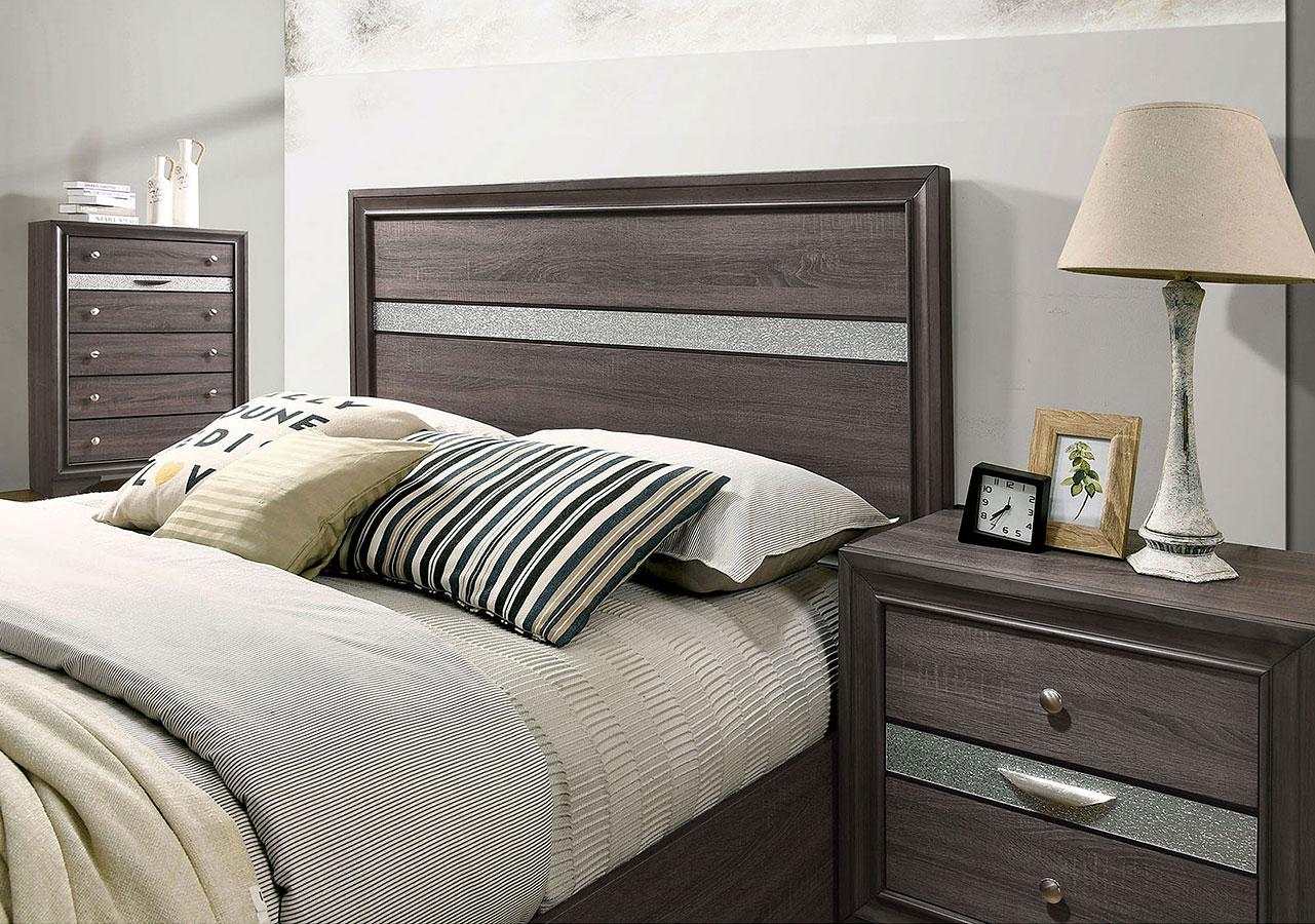 Chrissy Gray 5pc Queen Bedroom Set (1 Nightstand) - Image 8