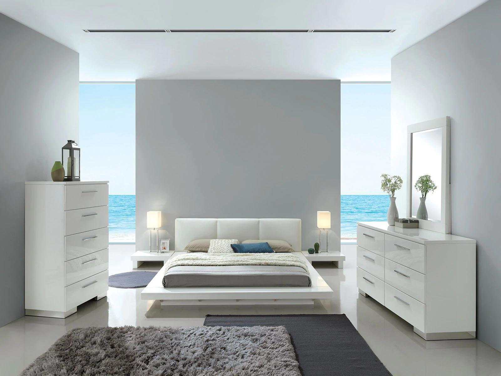 Christie White High Gloss Lacquer Dresser - Image 4