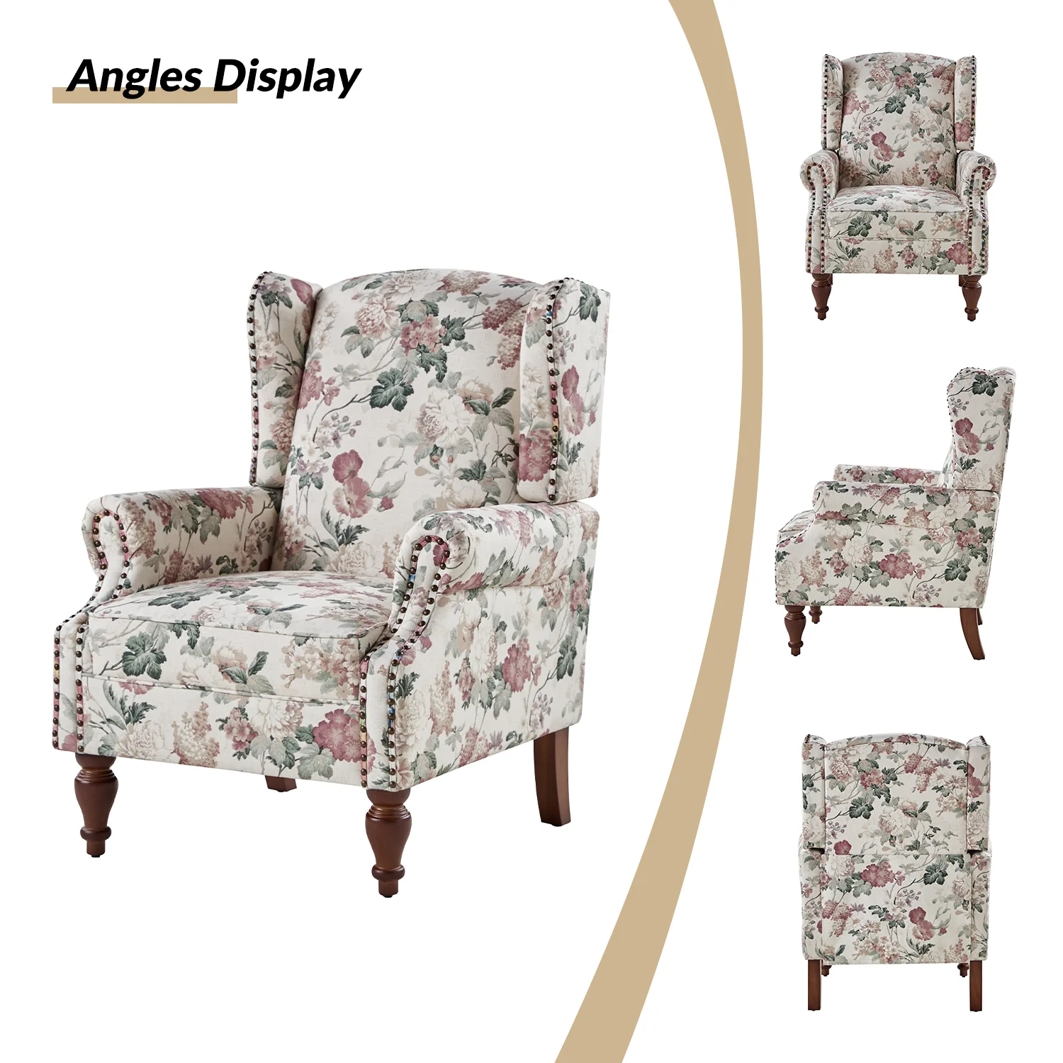 Theodor Armchair in Floral - Image 6