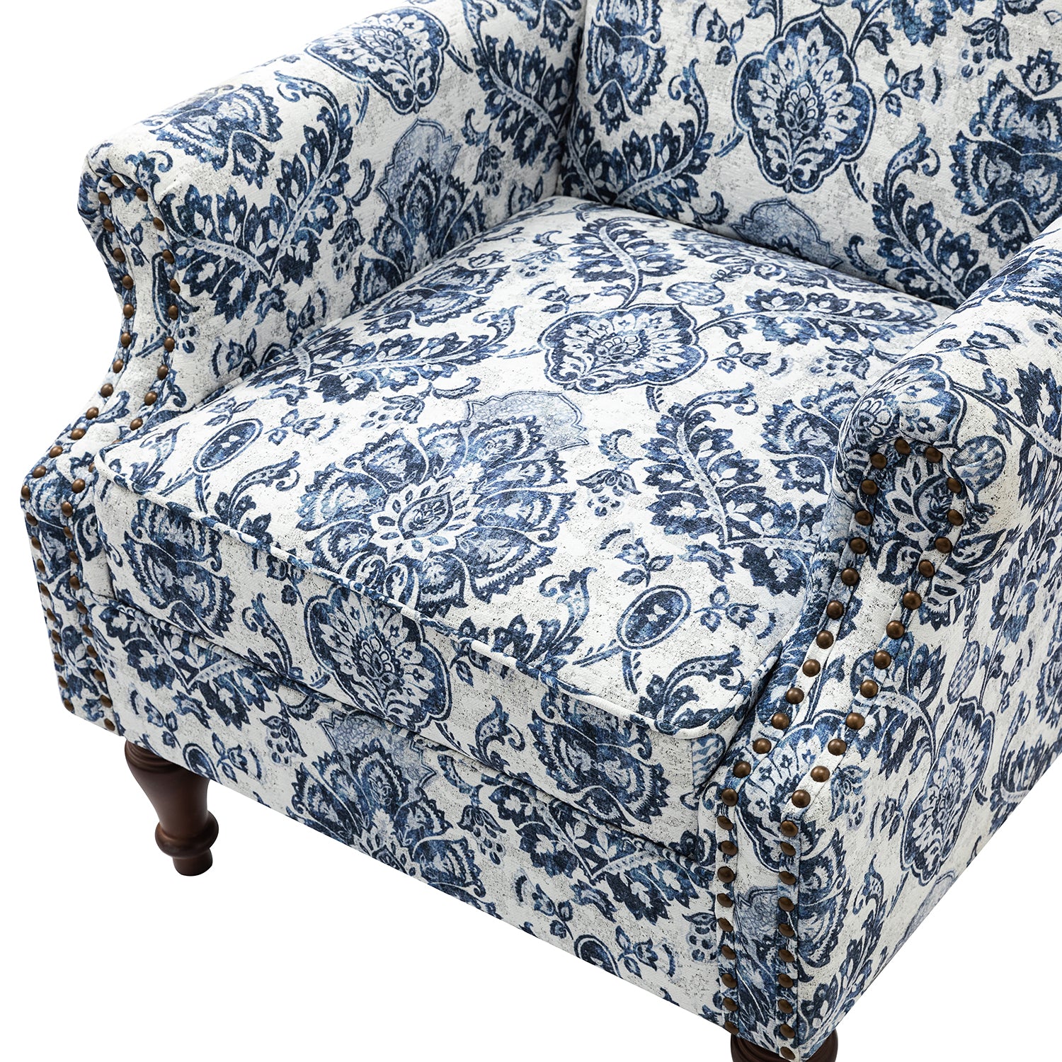 Theodor Armchair in Navy - Image 6