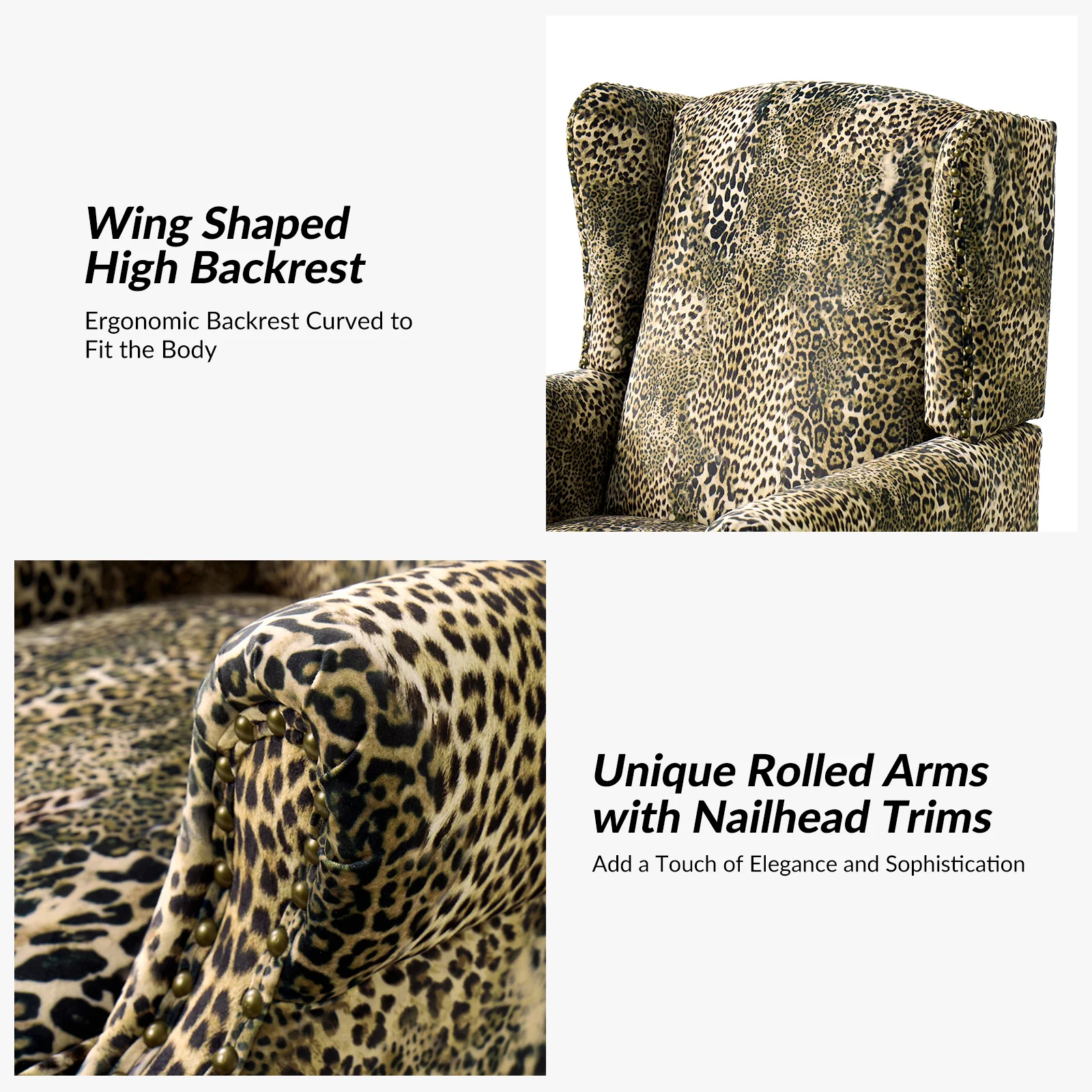 Ivan Armchair in Leopard - Image 5